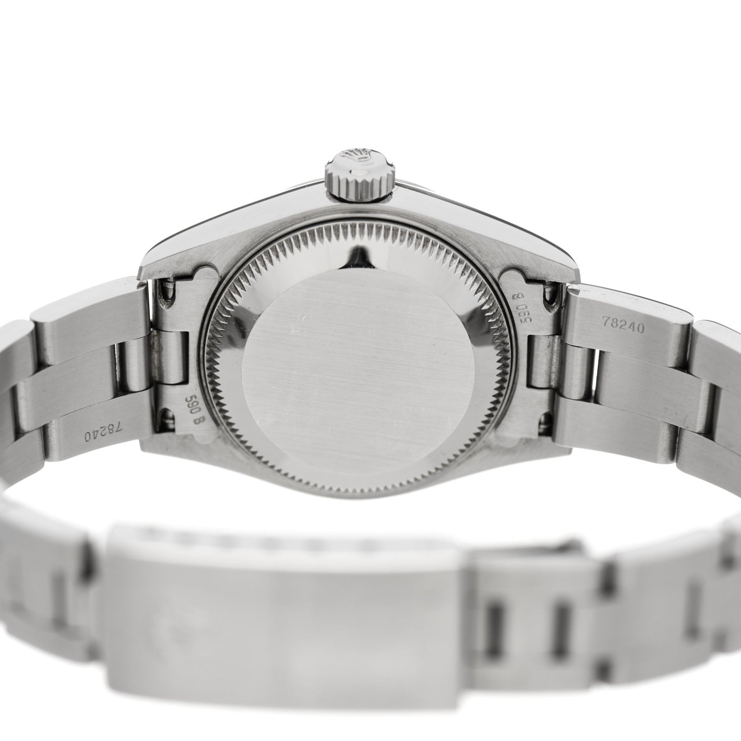 Stainless Steel 26mm Oyster Perpetual Date Watch Blue 79160