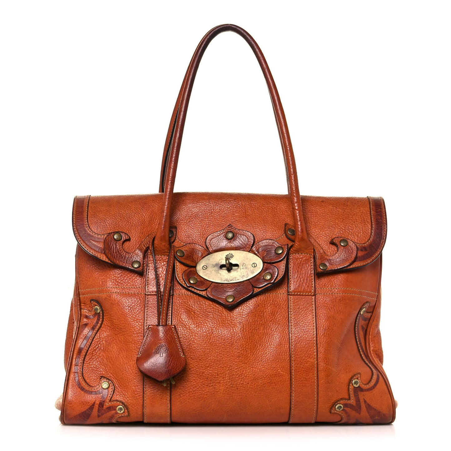 Grained Calfskin Tooled Darwin Bayswater Oak