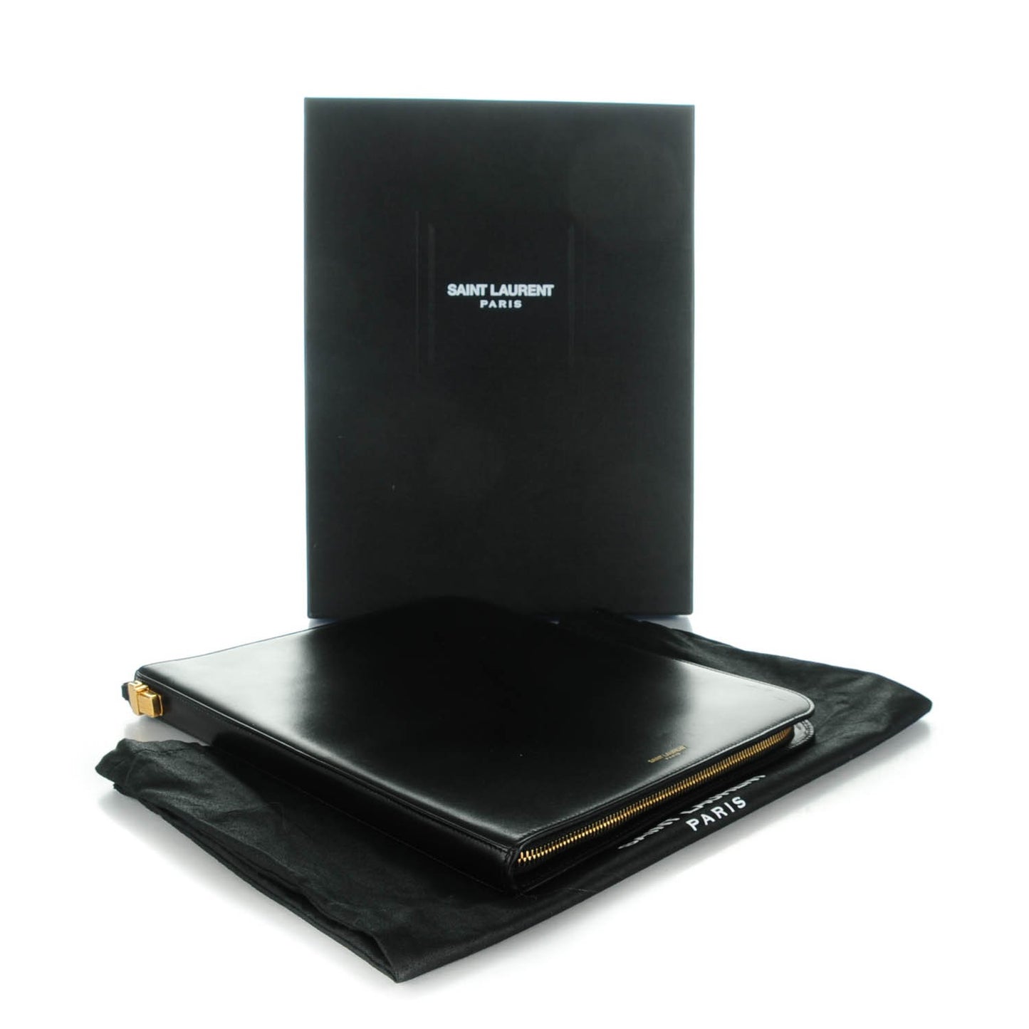 Calfskin Tuc Ipad Case Black