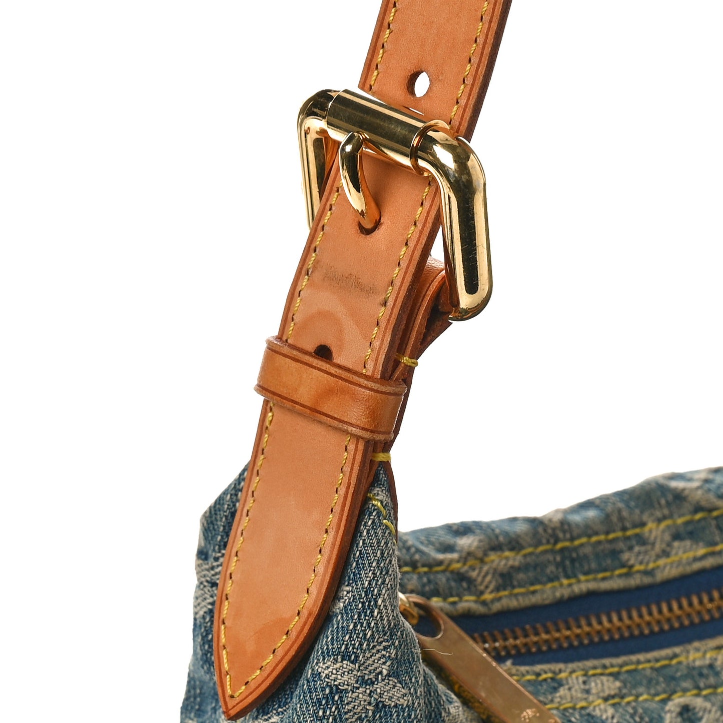 Monogram Denim Baggy PM Blue