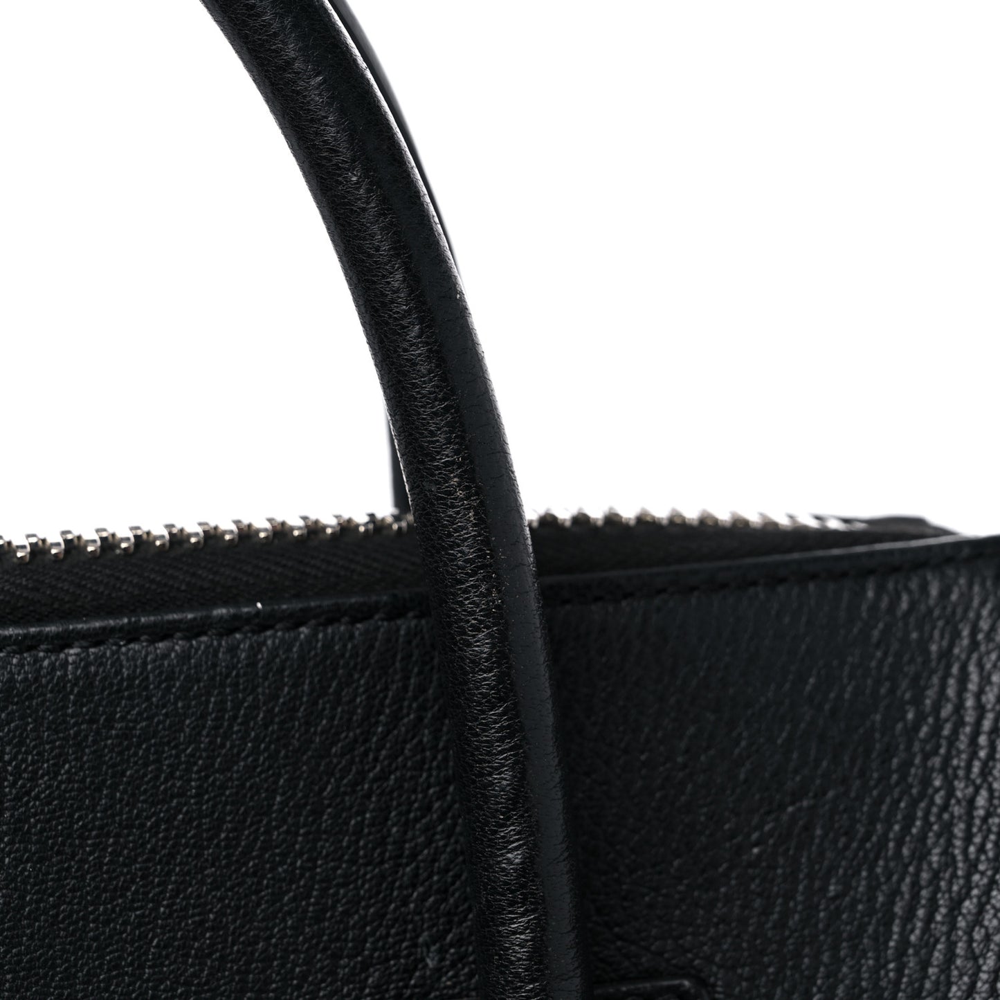Sugar Goatskin Large Antigona Black