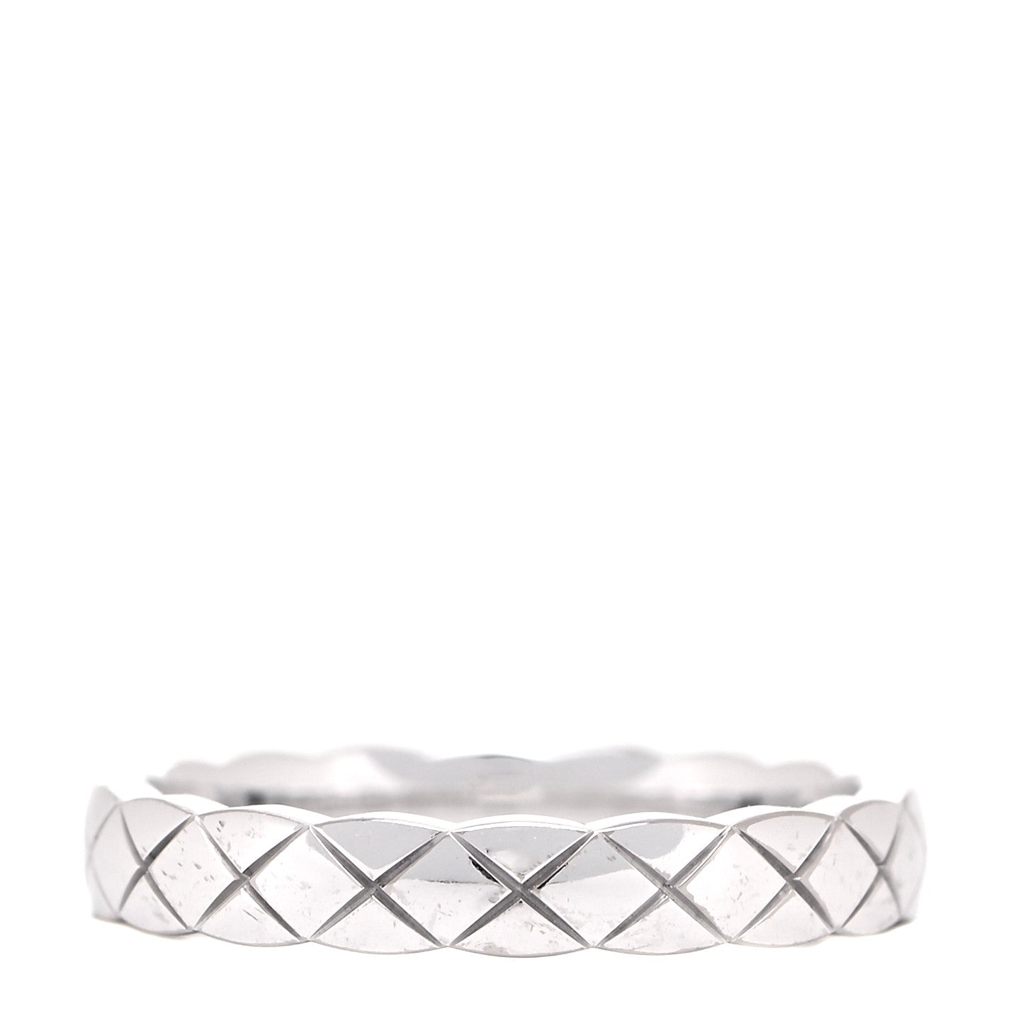 18K White Gold Mini Coco Crush Ring 51 5.75