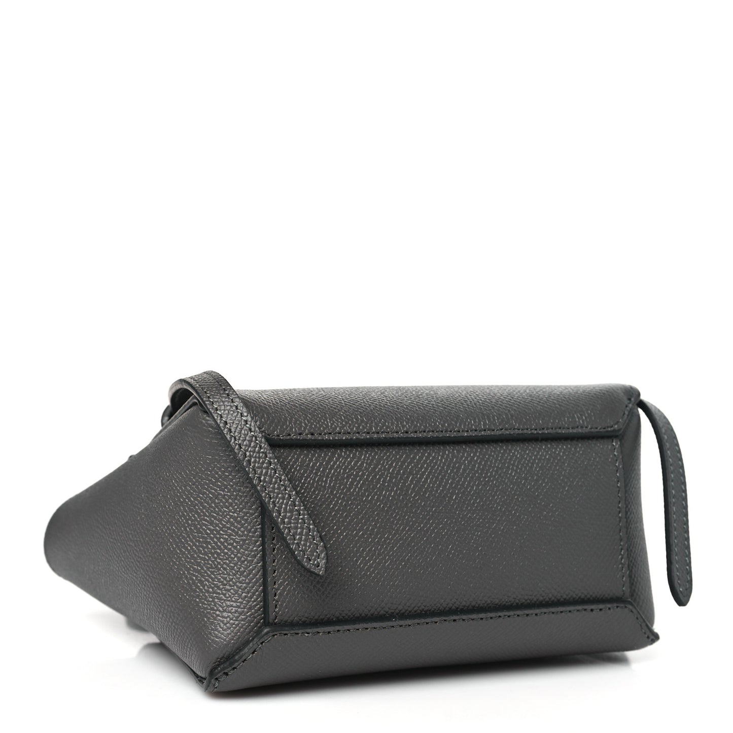 Grained Calfskin Pico Belt Bag Grey