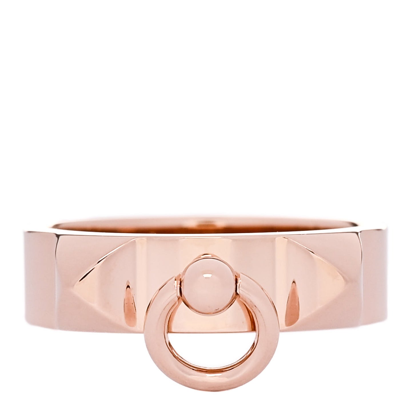18K Rose Gold PM Collier De Chien Ring 50 5.25