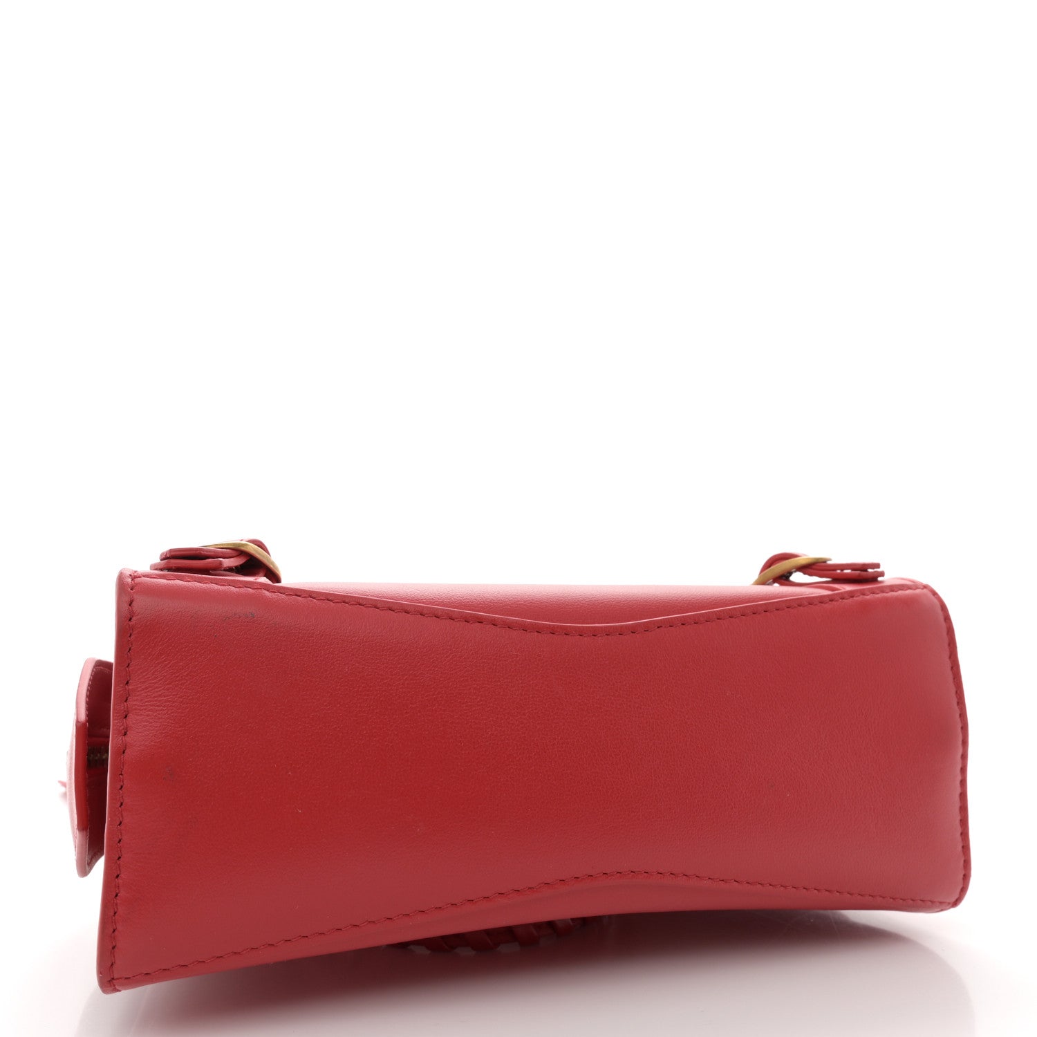 Balenciaga Smooth Calfskin Neo Classic Brass Hardware Mini City Red 4 of 17