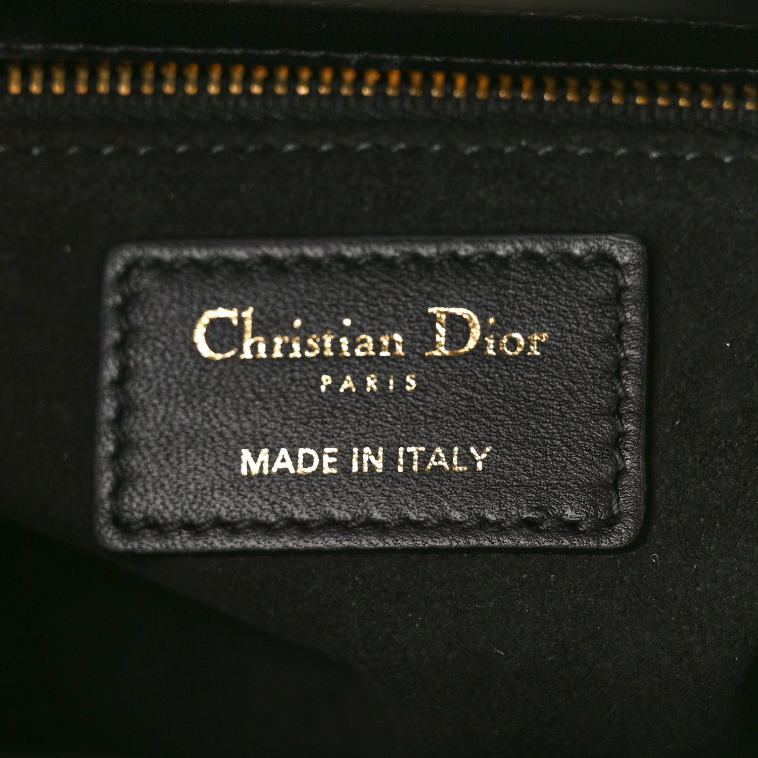 Christian Dior Lambskin Cannage Butterfly Studs Small Lady Dior Black 6 of 8