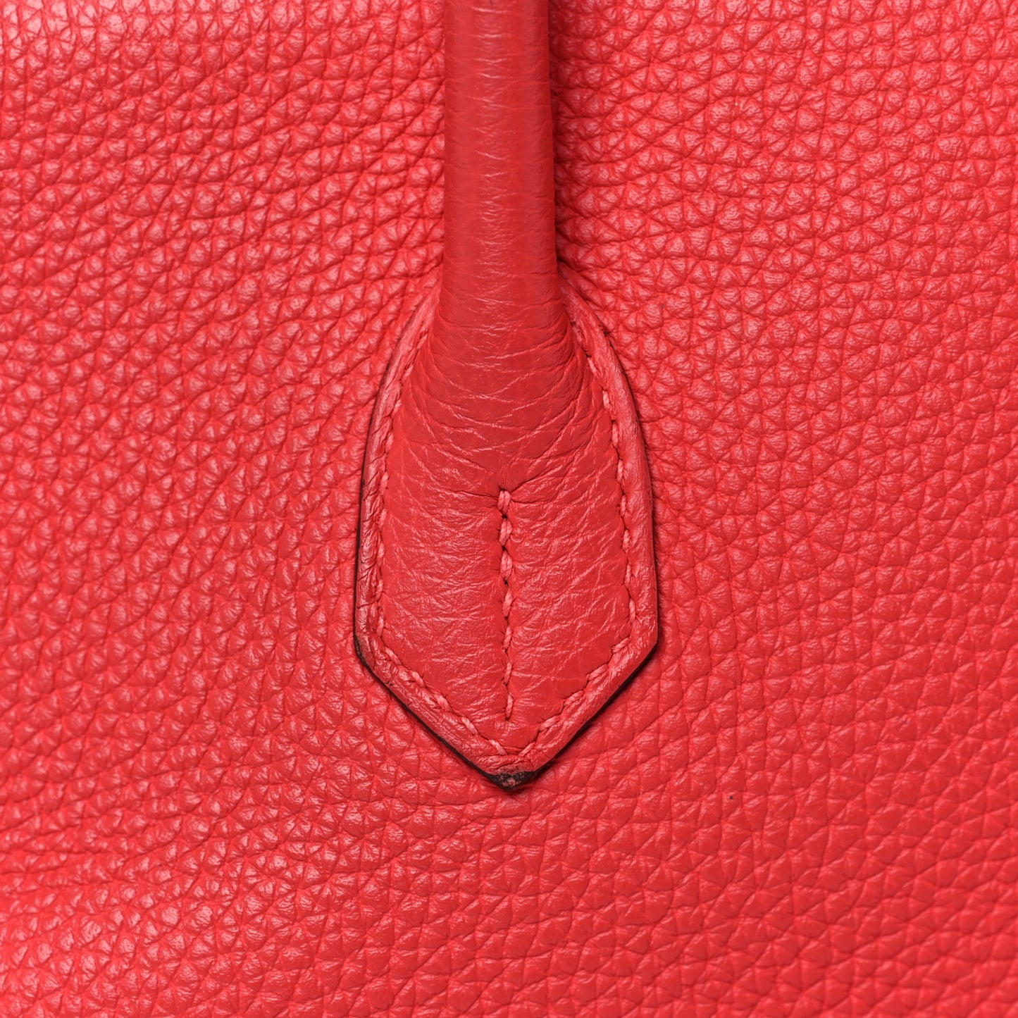 Togo Birkin 35 Rouge Pivoine