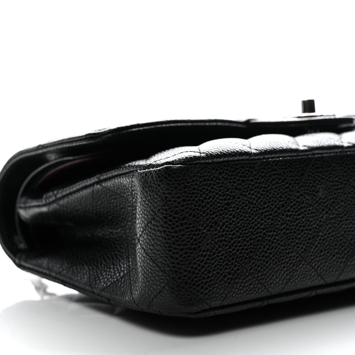 Chanel Caviar Quilted Medium Double Flap Black 9 of 10