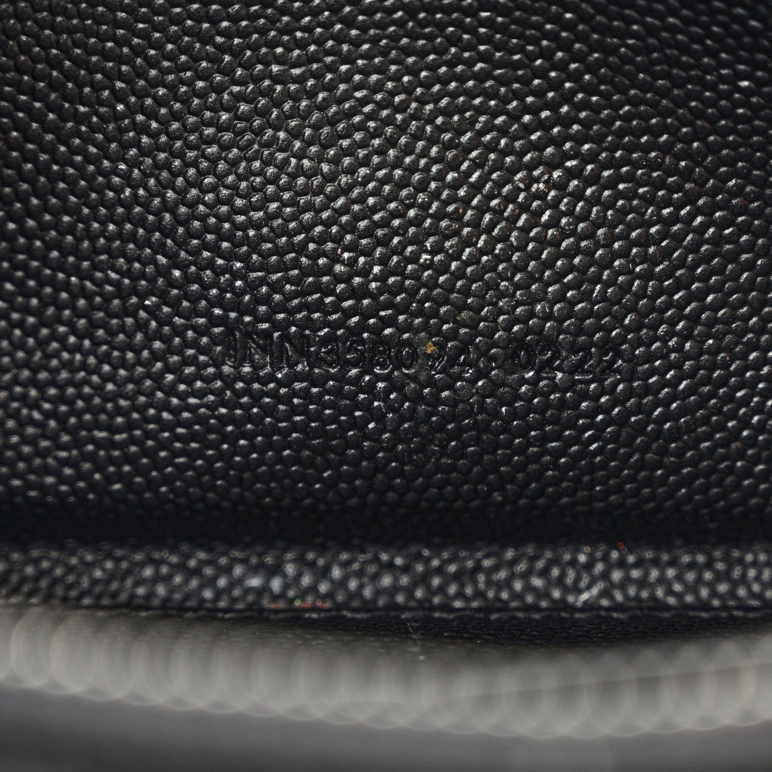 Saint Laurent Grain De Poudre Matelasse Chevron Monogram Zip Around Wallet Black 7 of 12