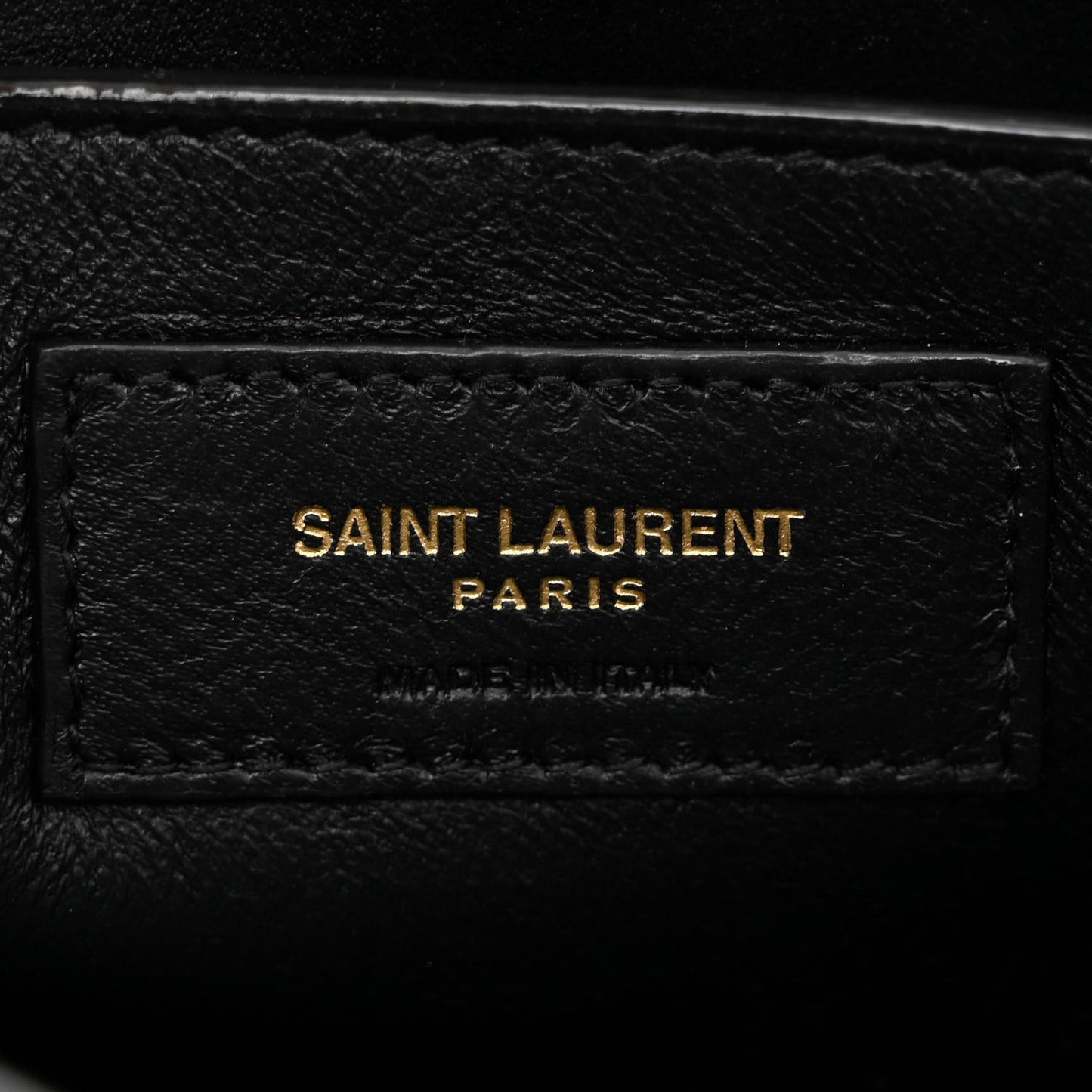 Lambskin Quilted Monogram Baby Victoire Chain Clutch Bag Black