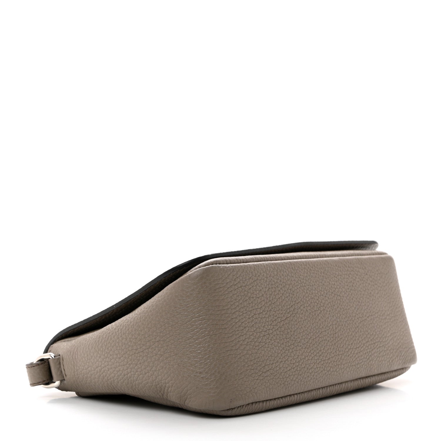 Prada Vitello Daino Soft Flap Crossbody Argilla 2 of 10