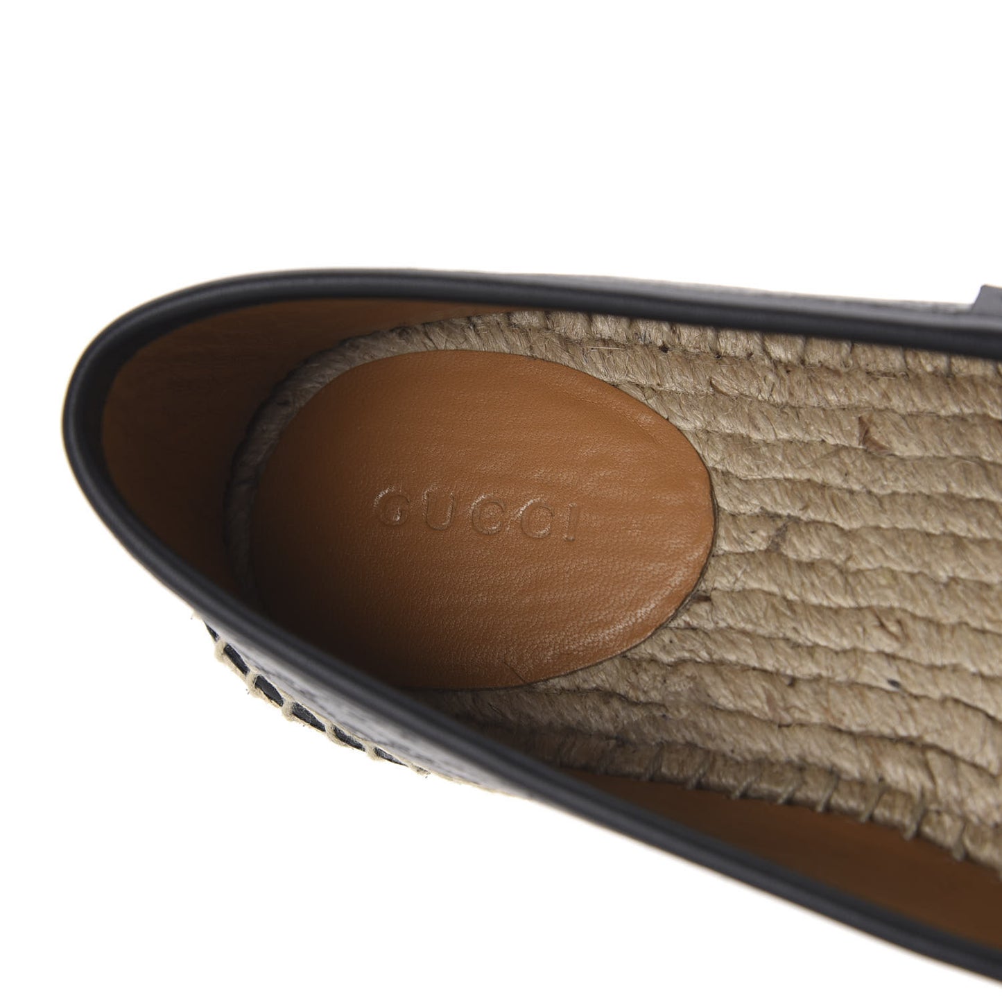 Microguccissima Signature Espadrilles 38 Black