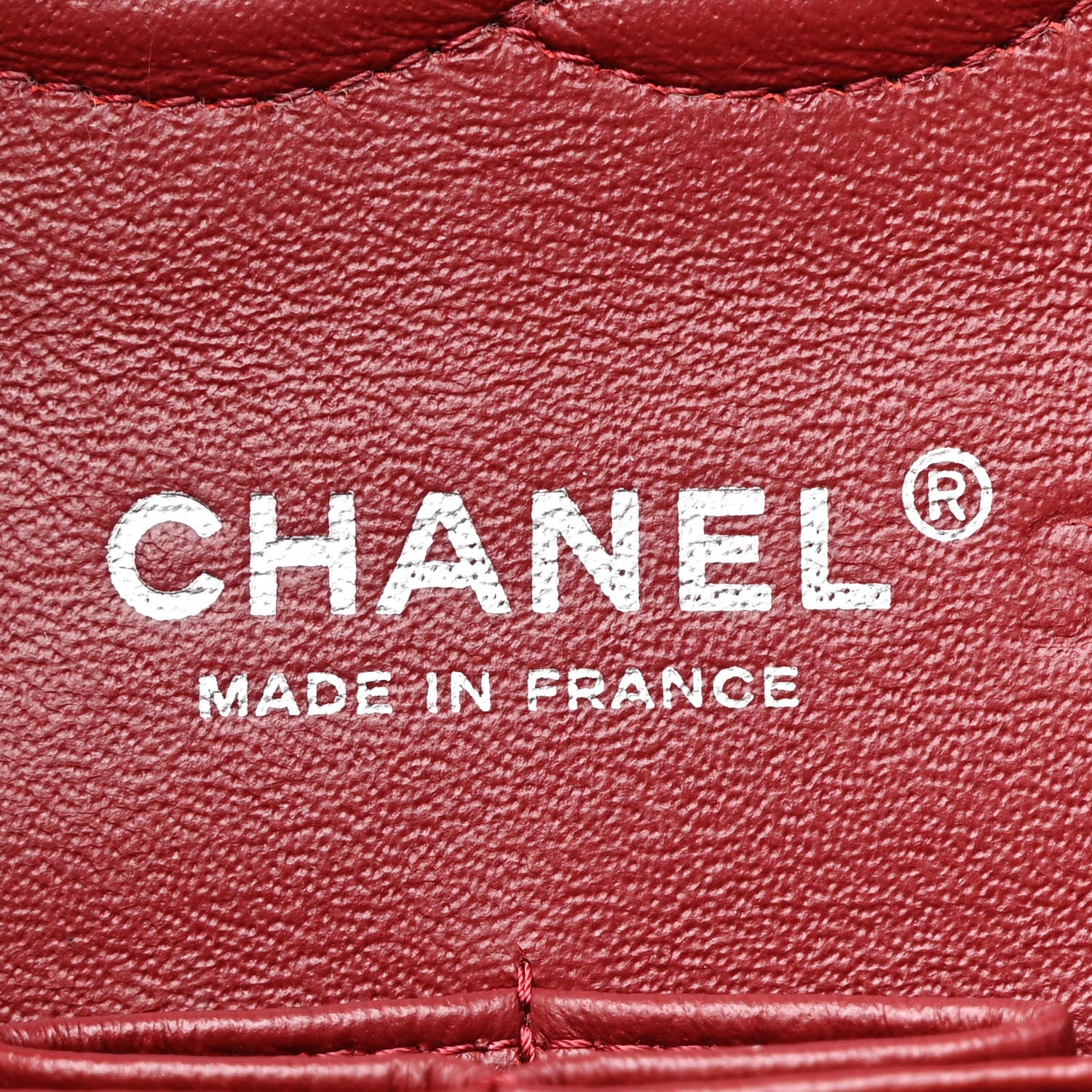 Chanel Caviar Quilted Medium Double Flap Burgundy 6 of 12