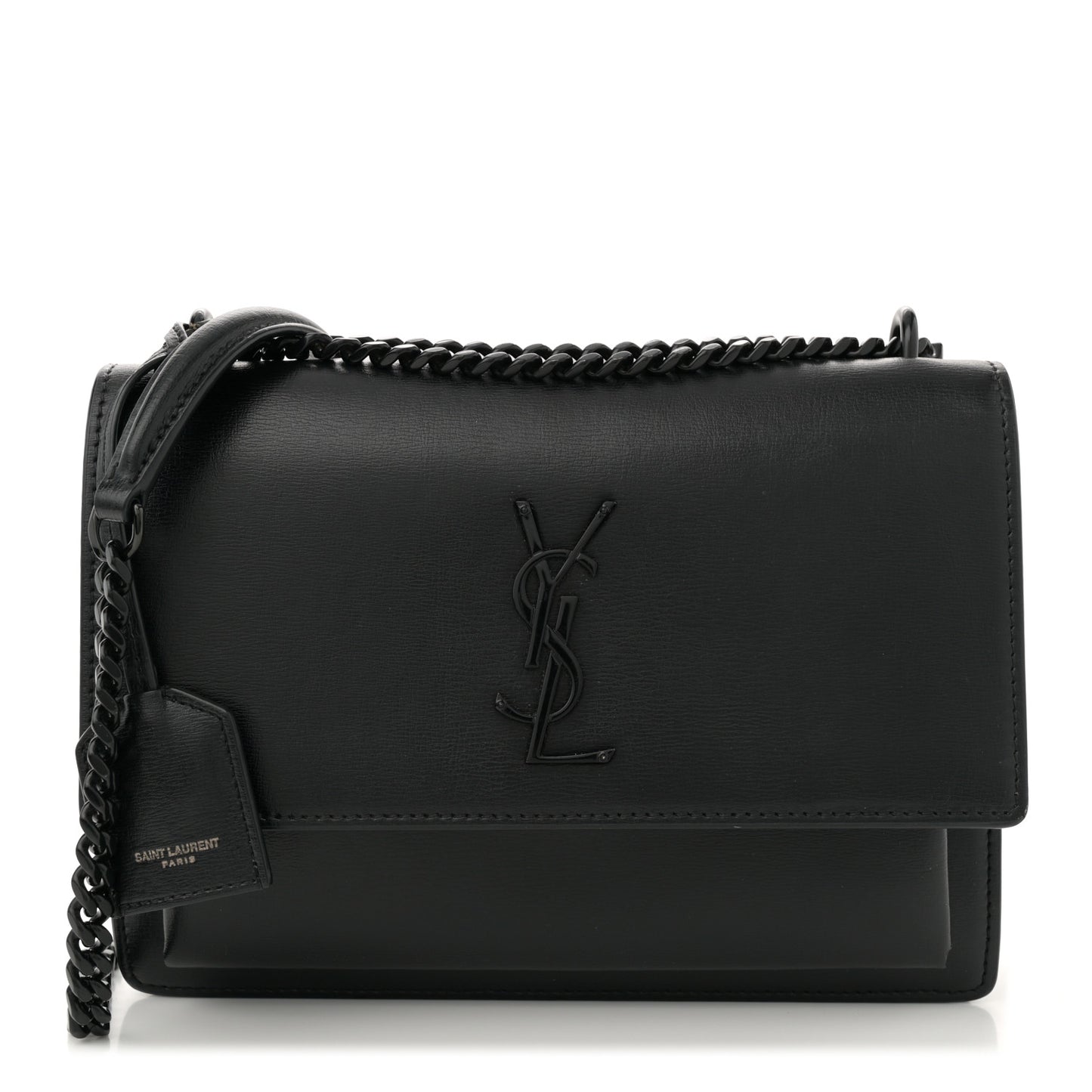 Calfskin Medium Monogram Monochrome Sunset Black