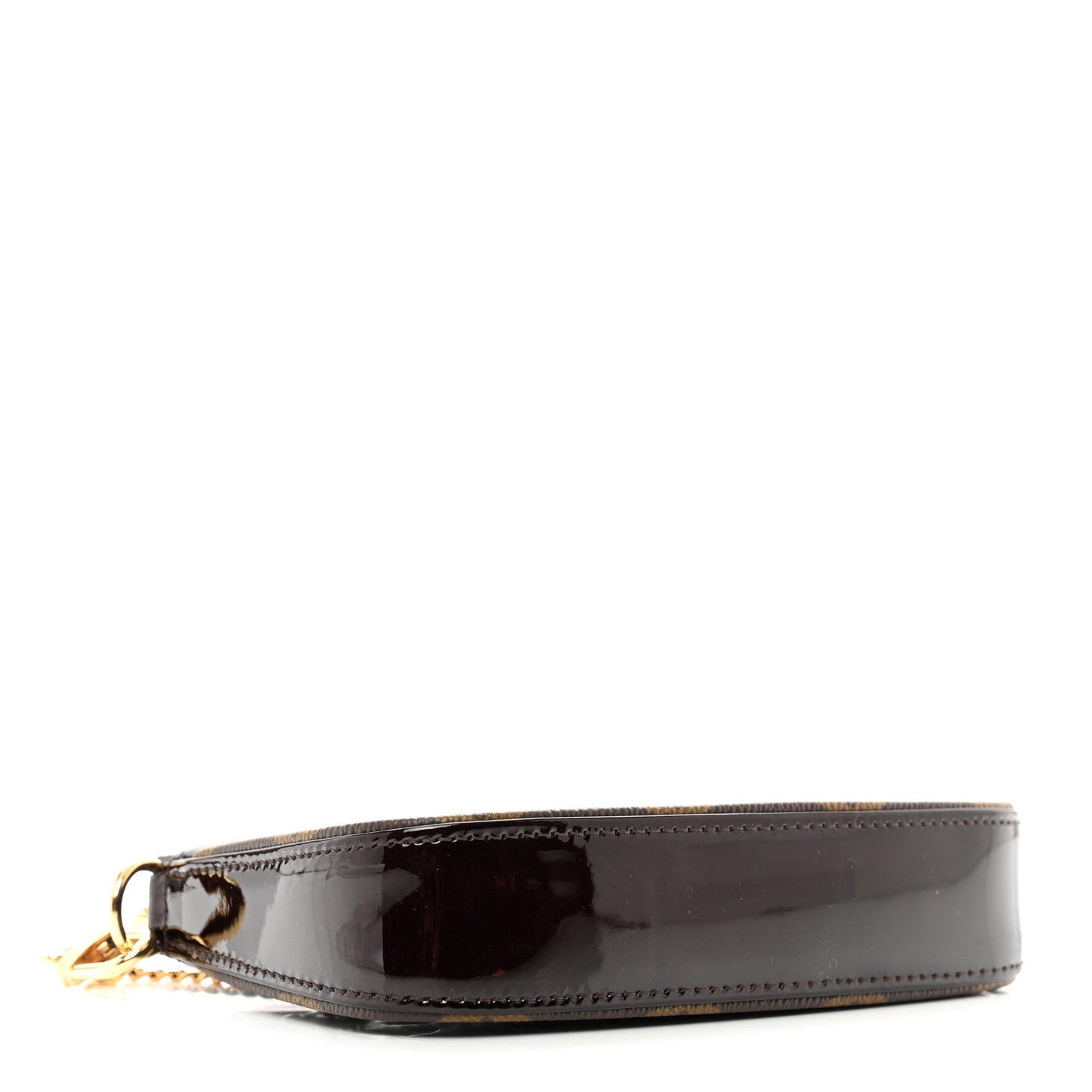 Vernis Monogram Mini Pochette Accessories Amarante