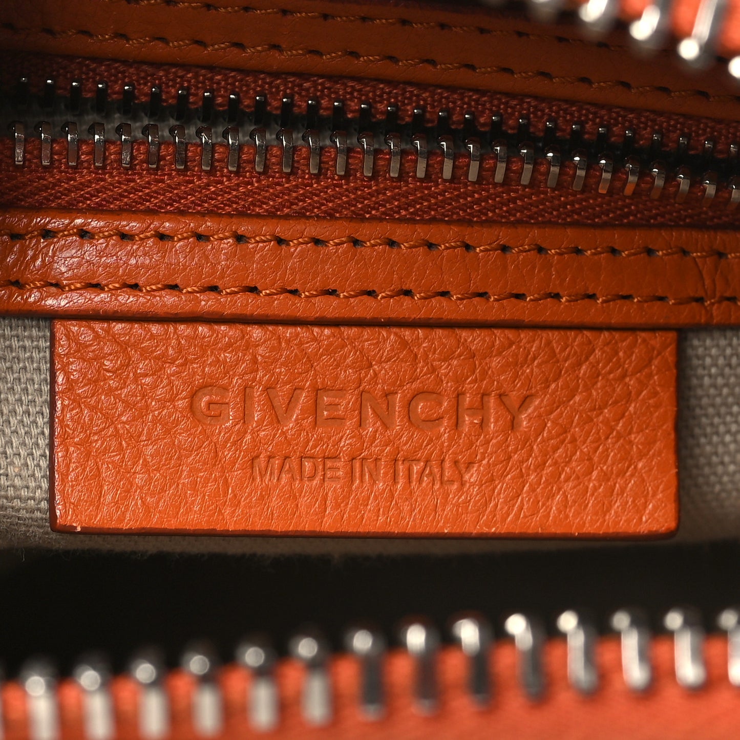 Sugar Goatskin Mini Antigona Rust