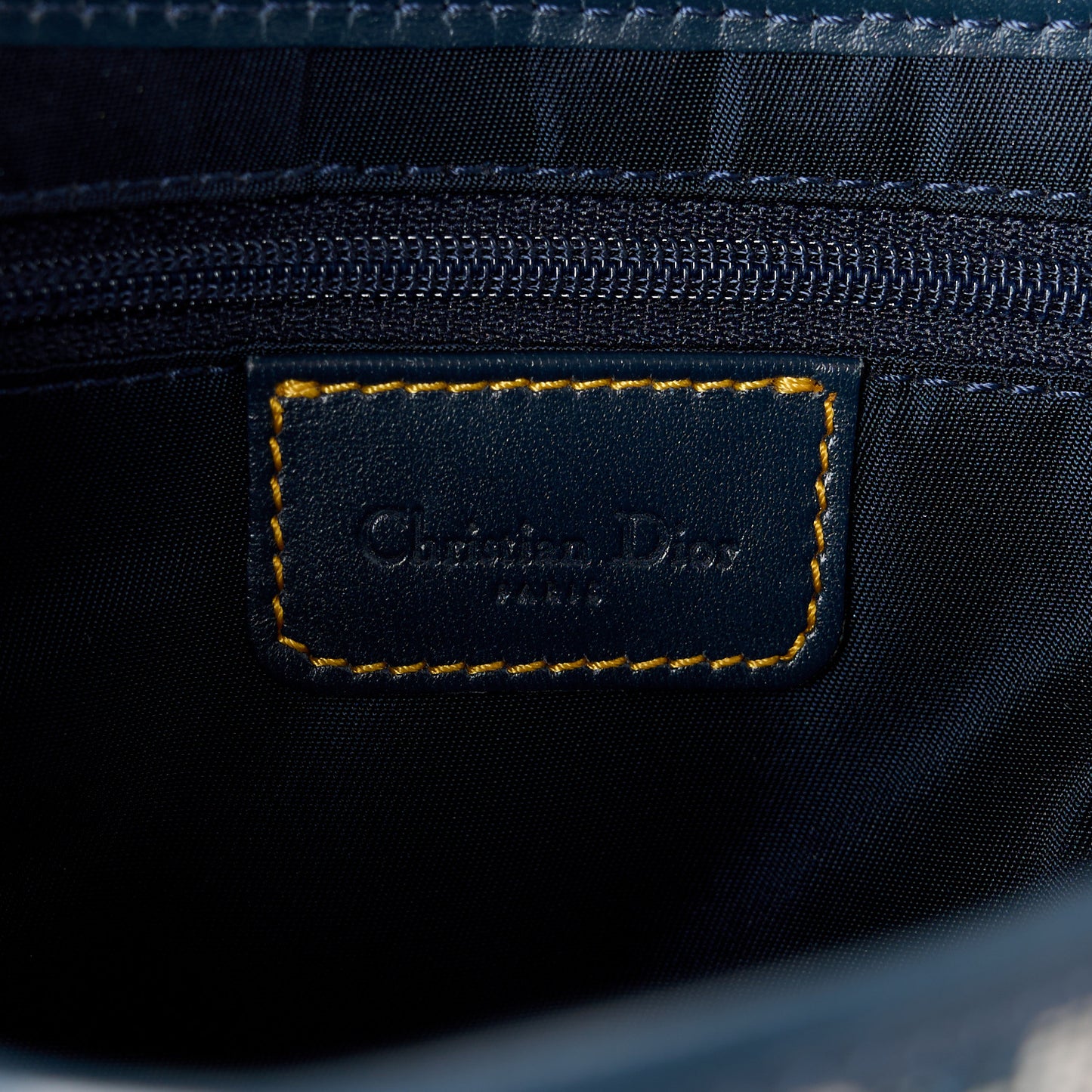 Monogram Saddle Bag Blue