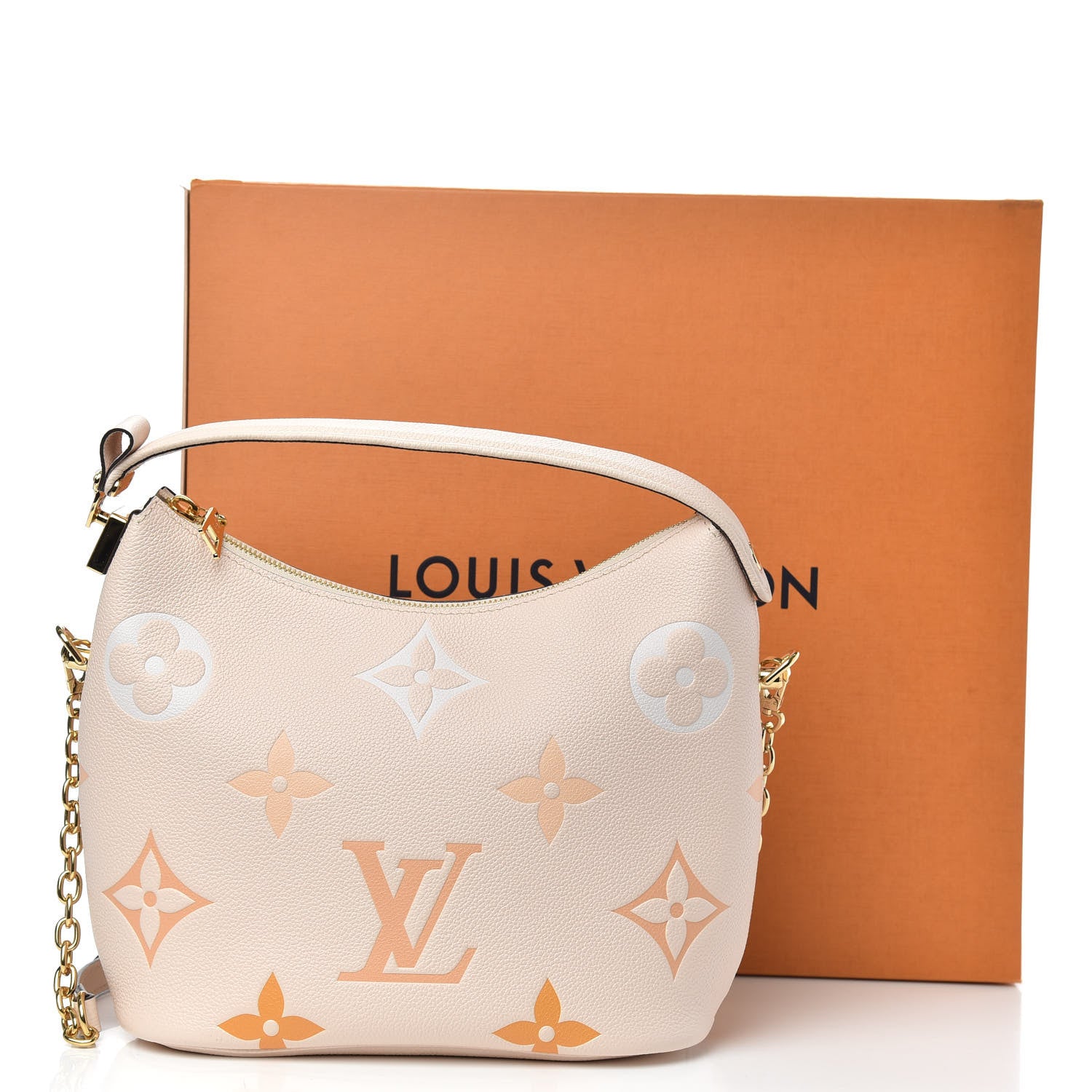 Louis Vuitton Empreinte Monogram Giant By The Pool Marshmallow Hobo Cream Saffron 9 of 9