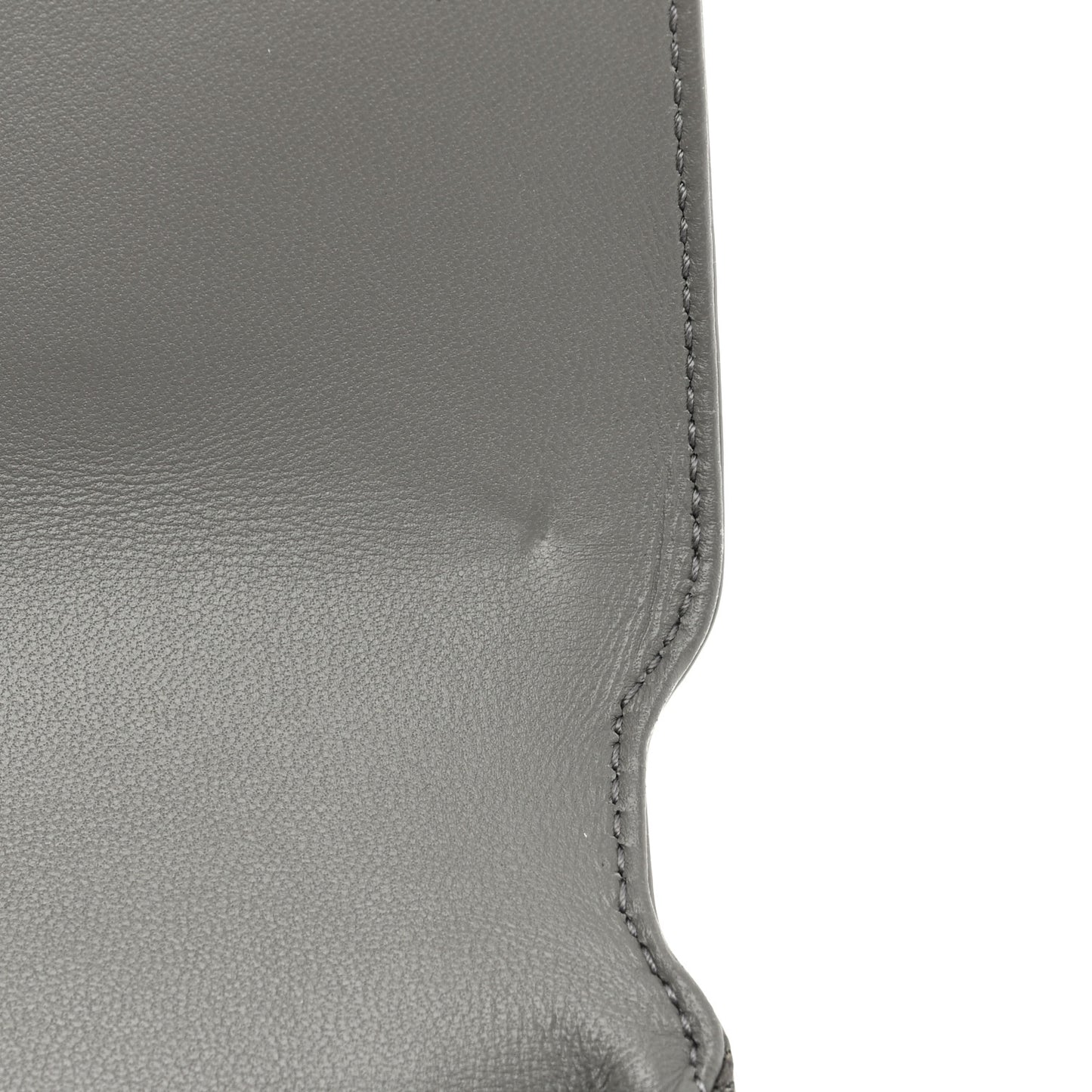 Smooth Calfskin Le Maillon Satchel Grey