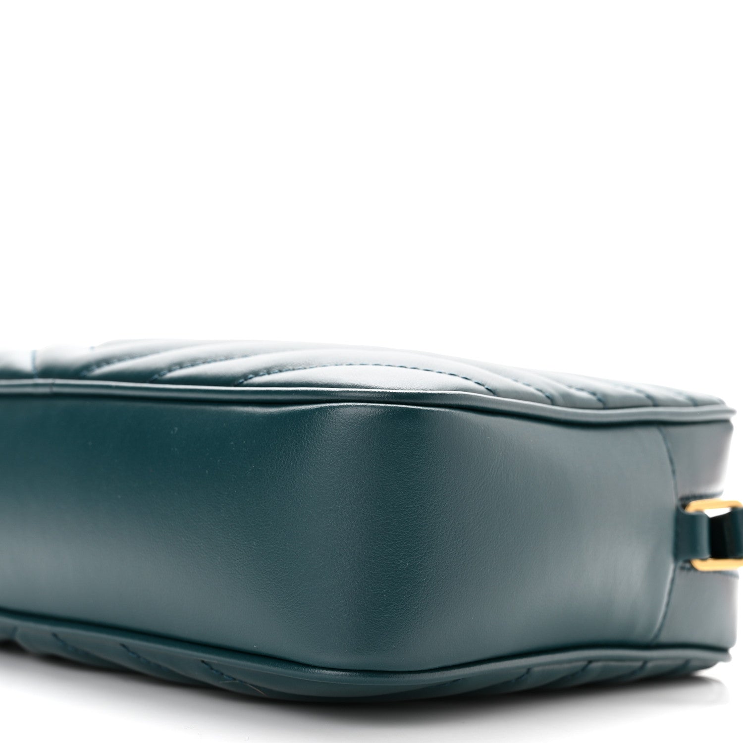 Saint Laurent Calfskin Matelasse Monogram Lou Camera Bag Sea Turquoise 10 of 10