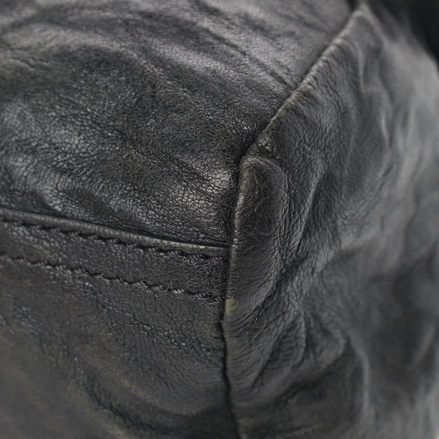 Tumbled Sheepskin Mini Pandora Black
