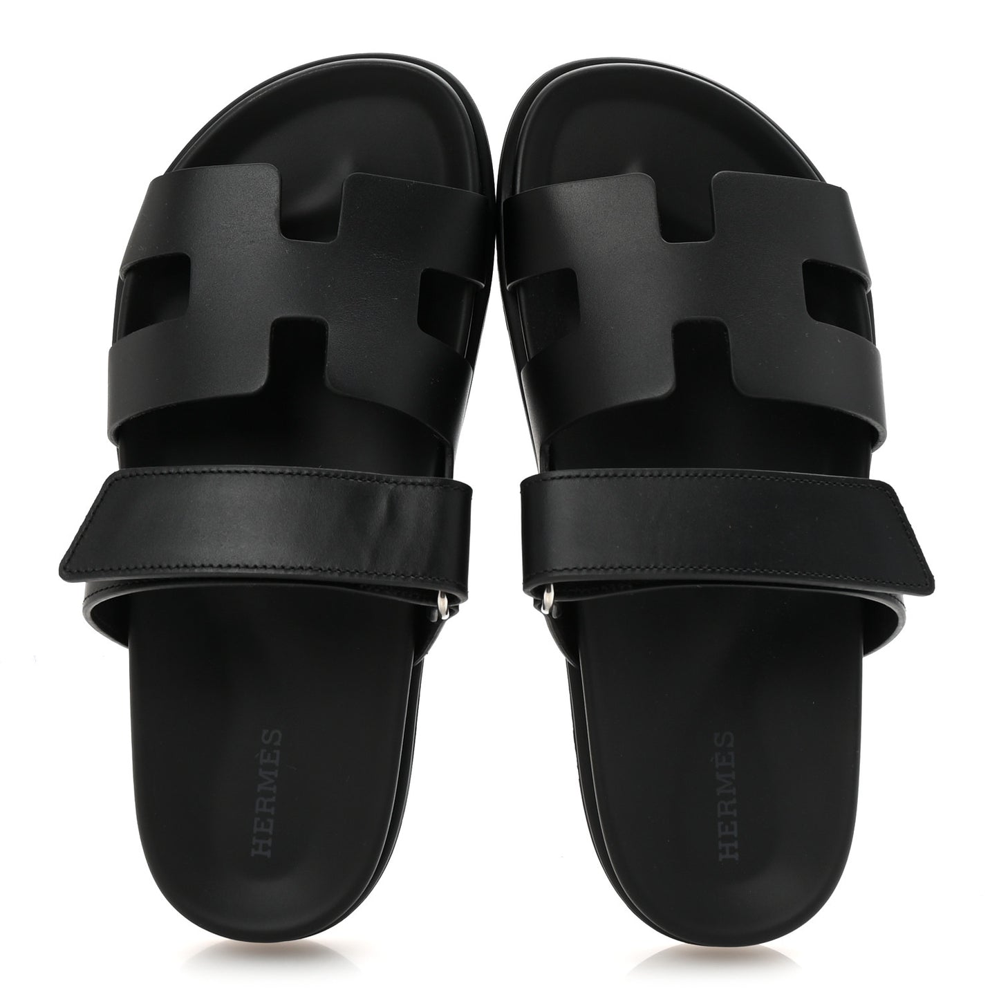 Calfskin Womens Chypre Sandals 37 Black