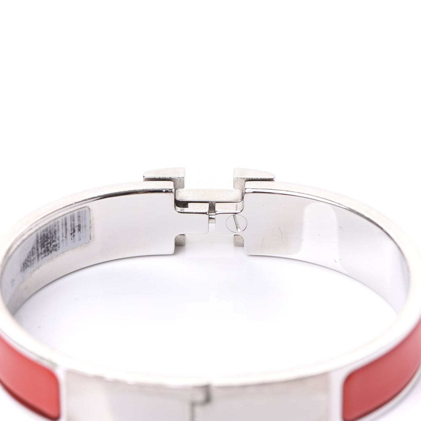 Enamel Narrow Clic Clac H Bracelet PM Rouge Vif