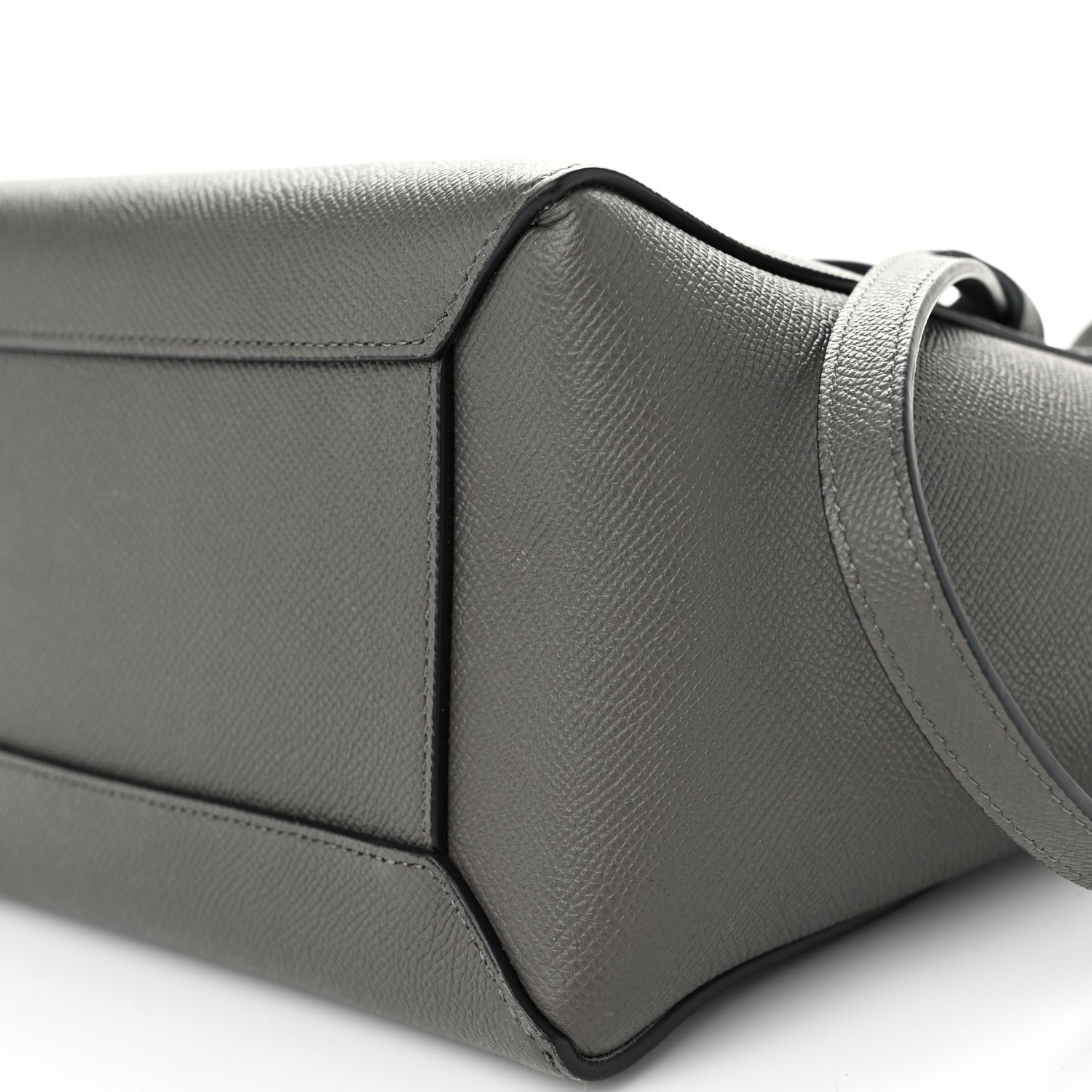 Celine Grained Calfskin Micro Belt Bag Grey 10 of 11