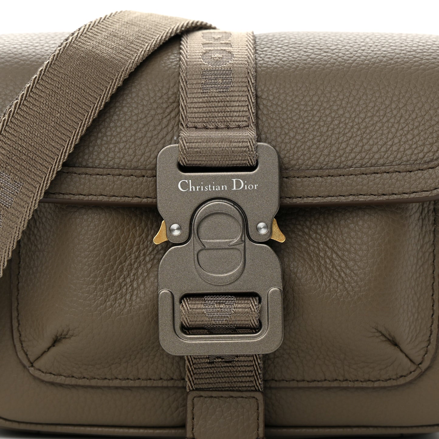 Grained Calfskin Mini Hit The Road Bag Brown
