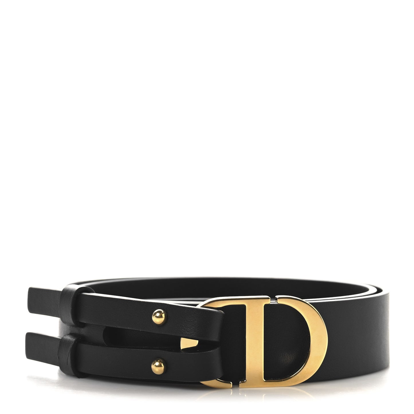 Calfskin 30 Montaigne Belt 95 38 Black