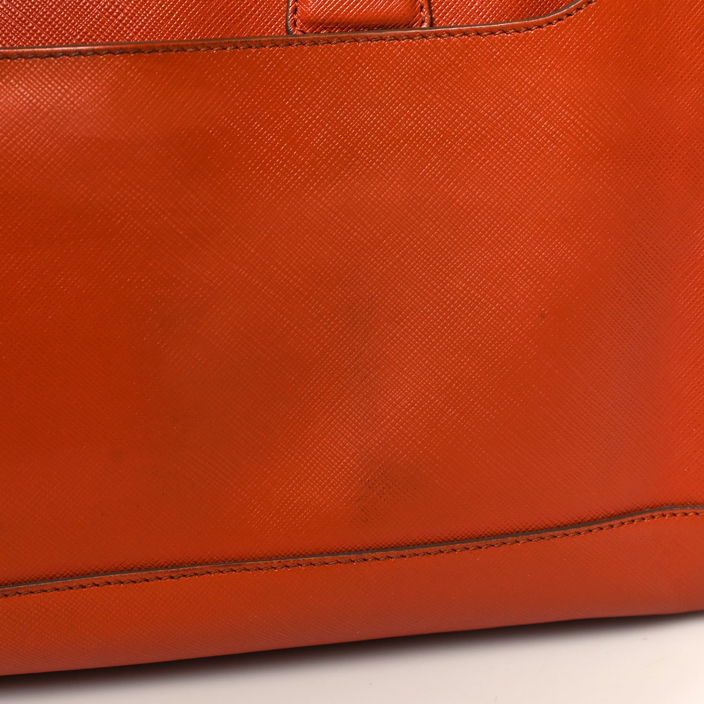 Printed Calfskin Briana Tote Terracotta