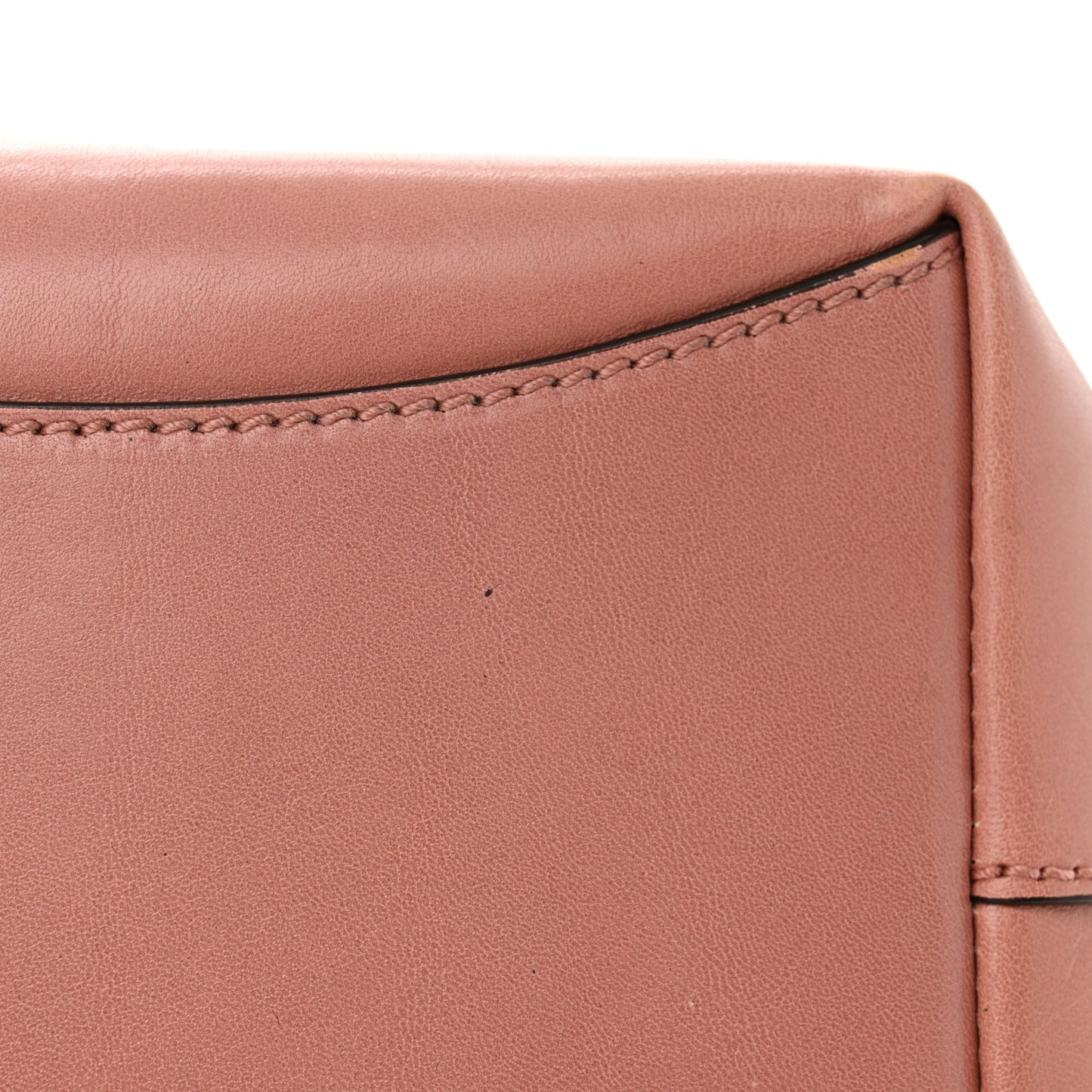 Calfskin Madeline Bucket Bag Blush