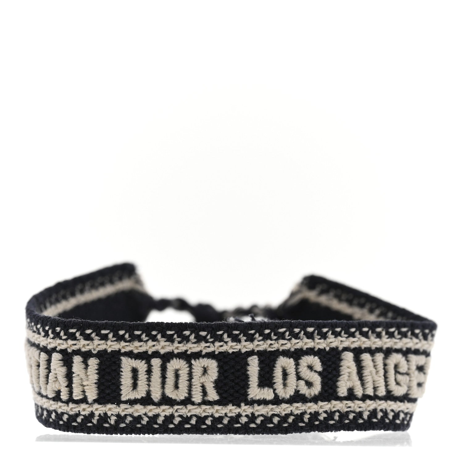 Christian Dior J’ADIOR コットン　ミサンガ　ブレスレット Christian Dior Woven Cotton J'Adior Friendship Bracelet Navy