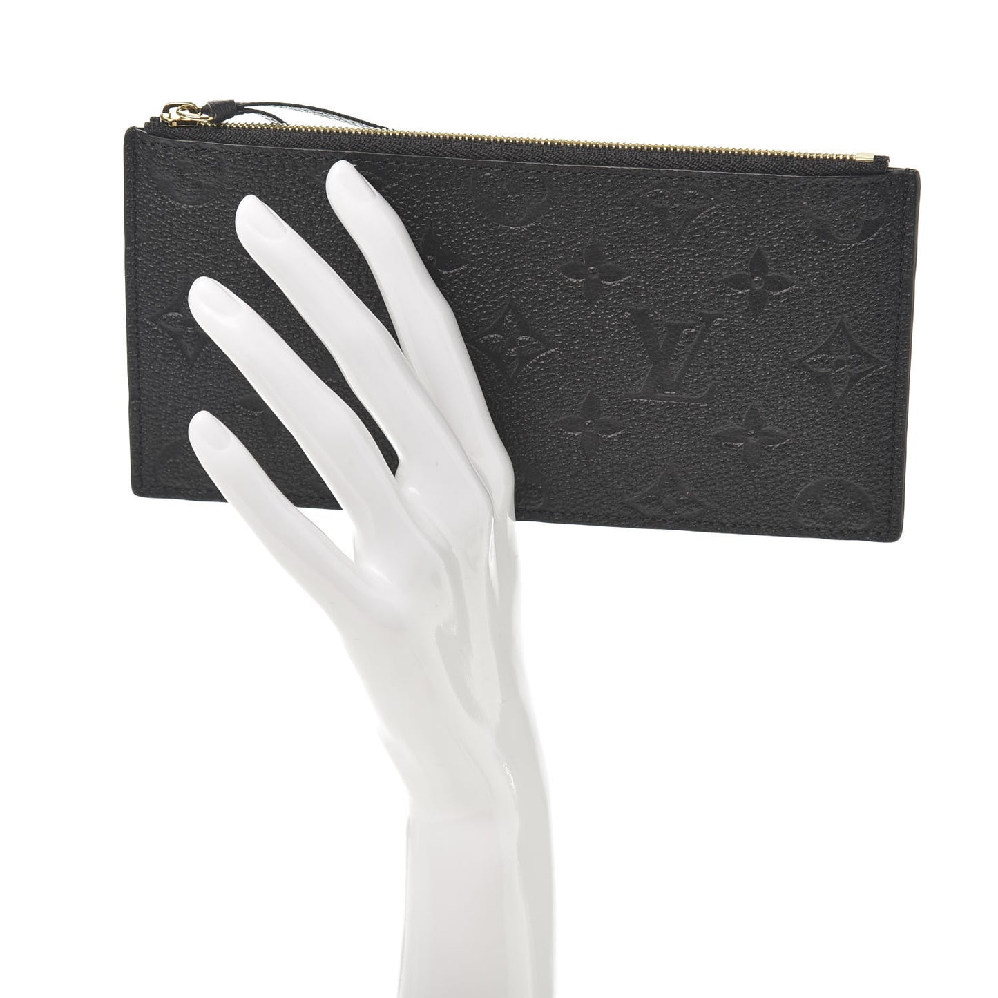 Empreinte Felicie Chain Wallet Zippered Insert Black