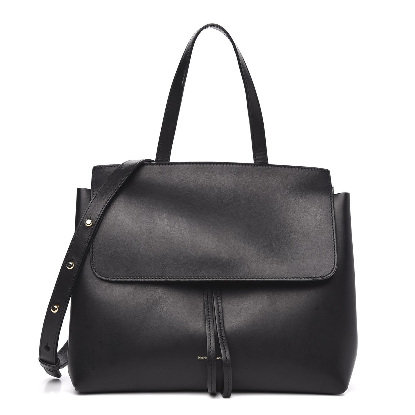 Calfskin Mini Lady Bag Black Flamma
