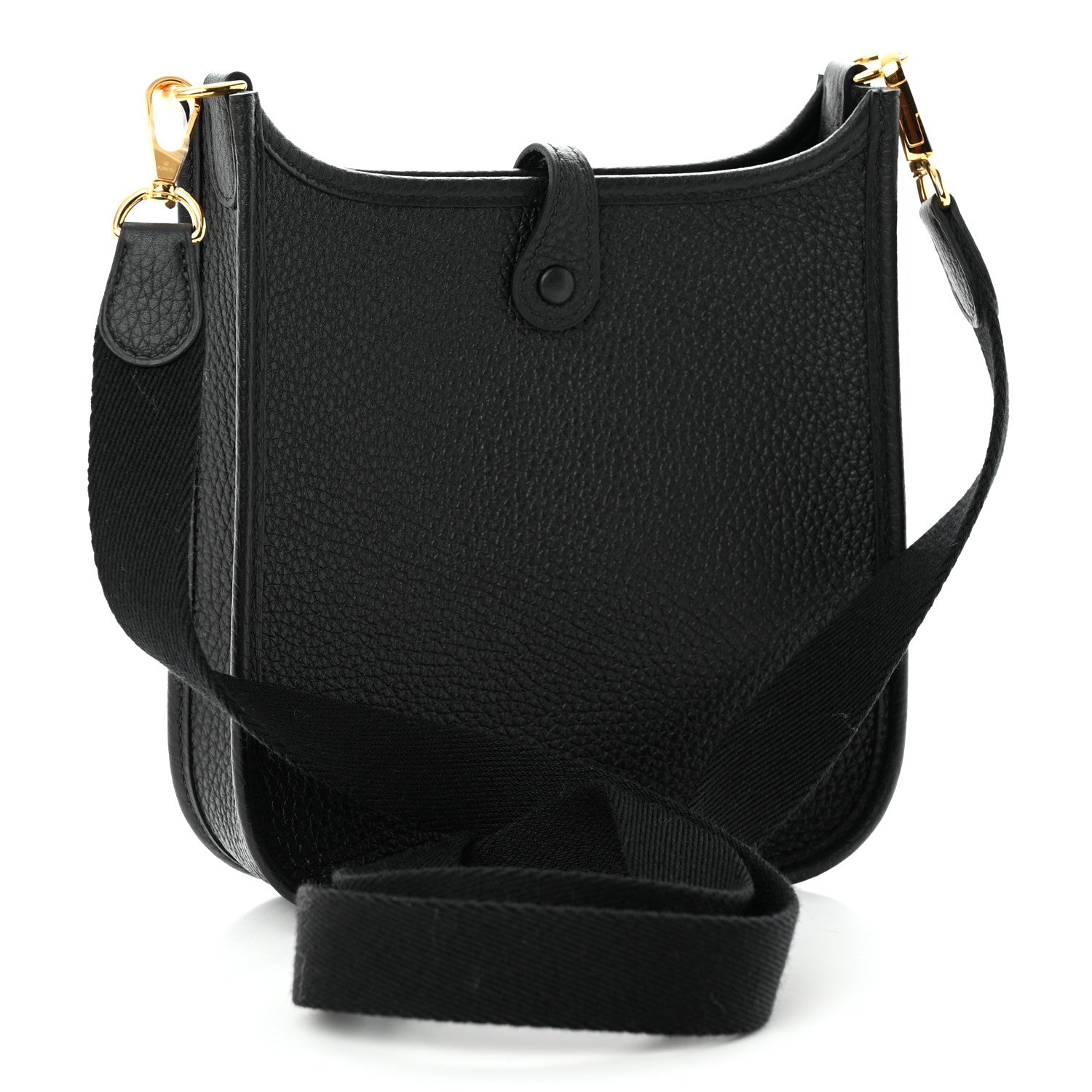 Hermes Taurillon Clemence Evelyne TPM Black 2 of 11