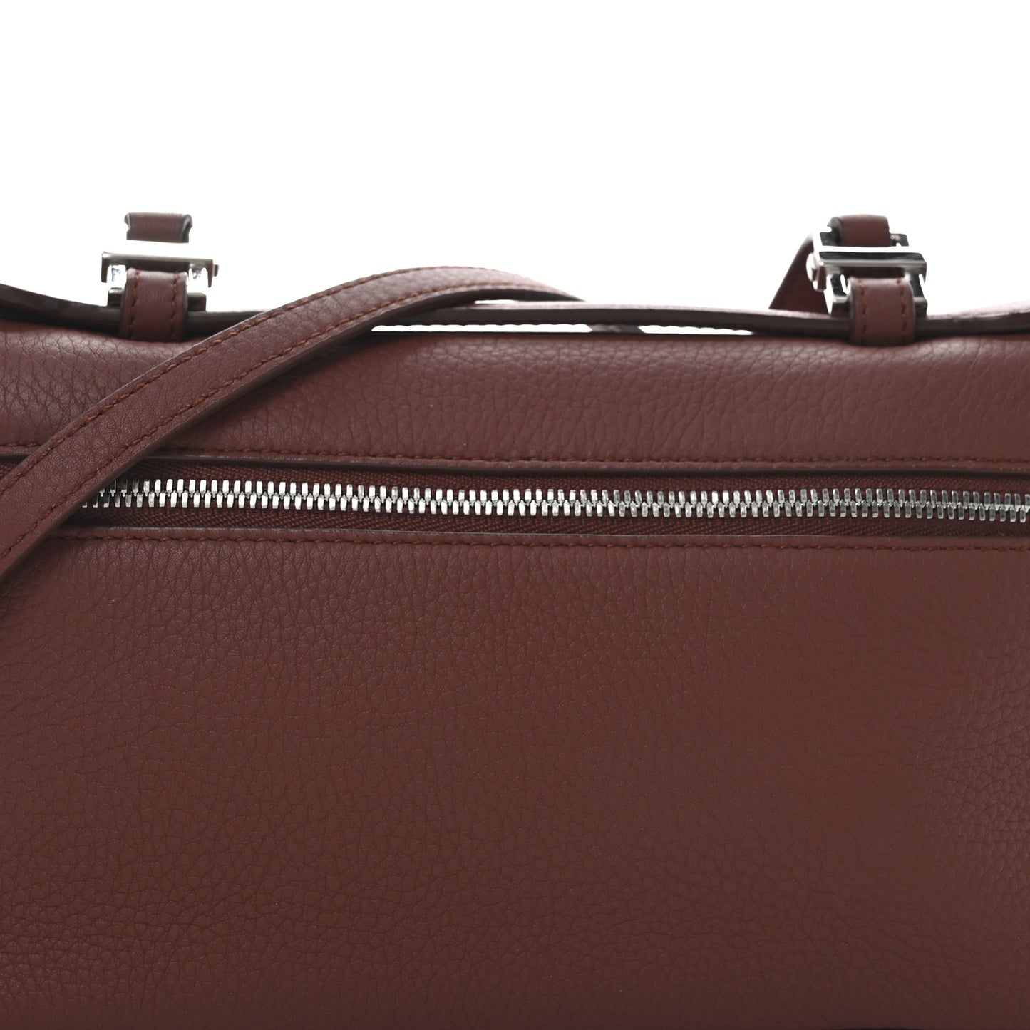 Grained Calfskin L19 Extra Pocket Pouch Kummel