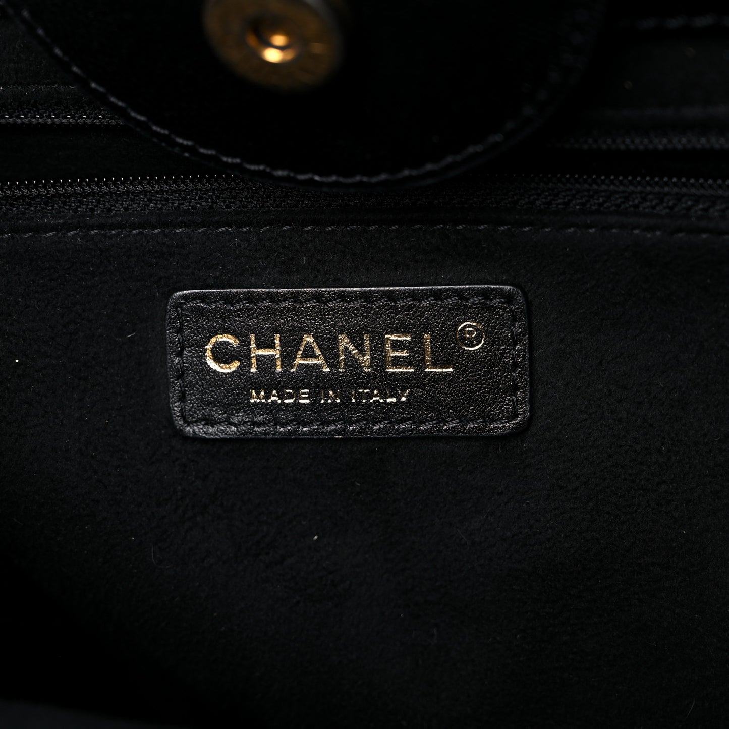 Caviar Small Studded Deauville Tote Black