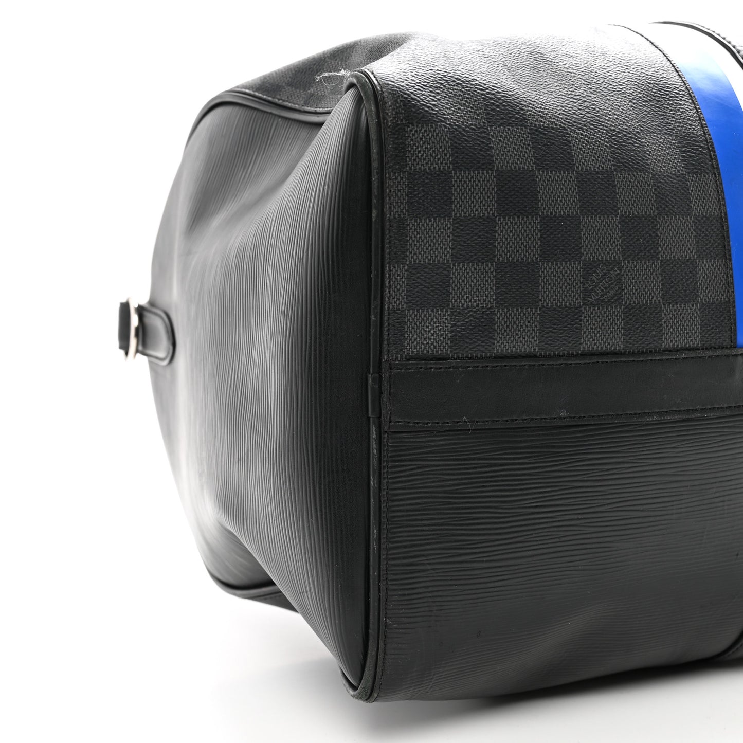 Epi Damier Graphite Keepall Bandouliere 50 Black