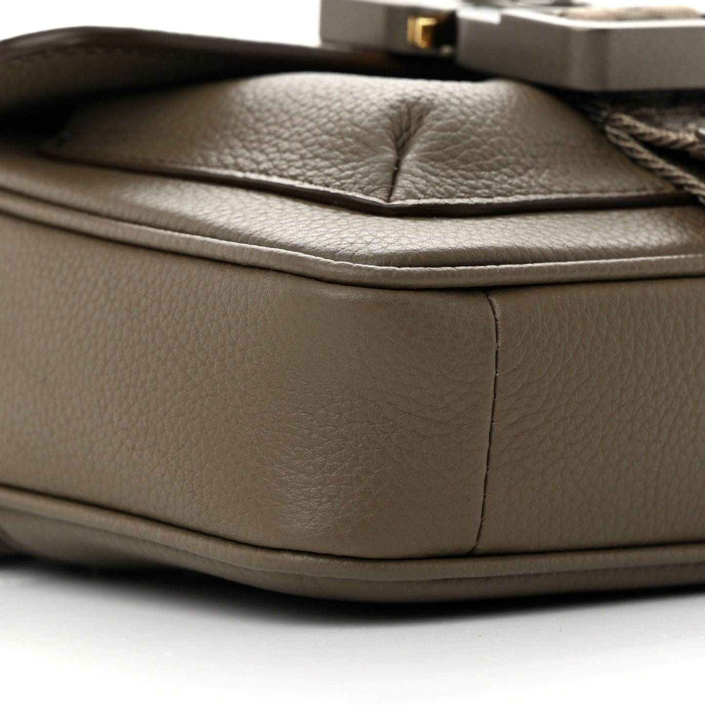 Grained Calfskin Mini Hit The Road Bag Brown