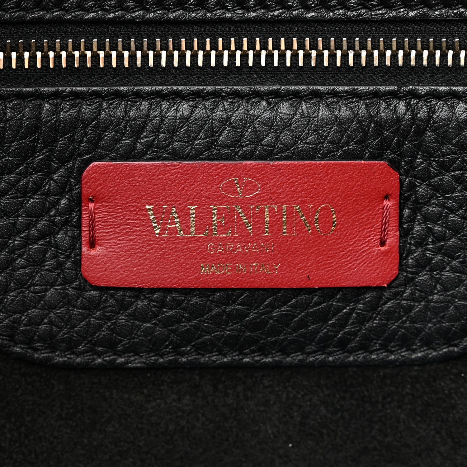 Valentino Garavani Grained Calfskin Rockstud Shoulder Tote Black 6 of 13