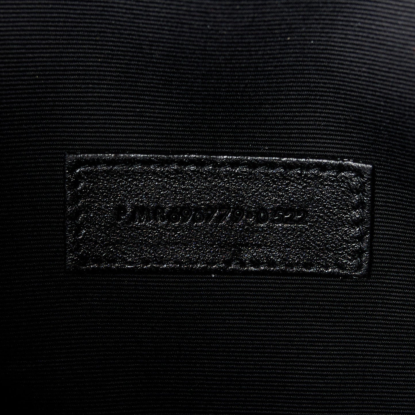 Lambskin Monogram Medium Sade Puffer Pouch Black