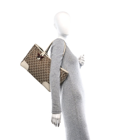 Monogram Medium Princy Tote Off White