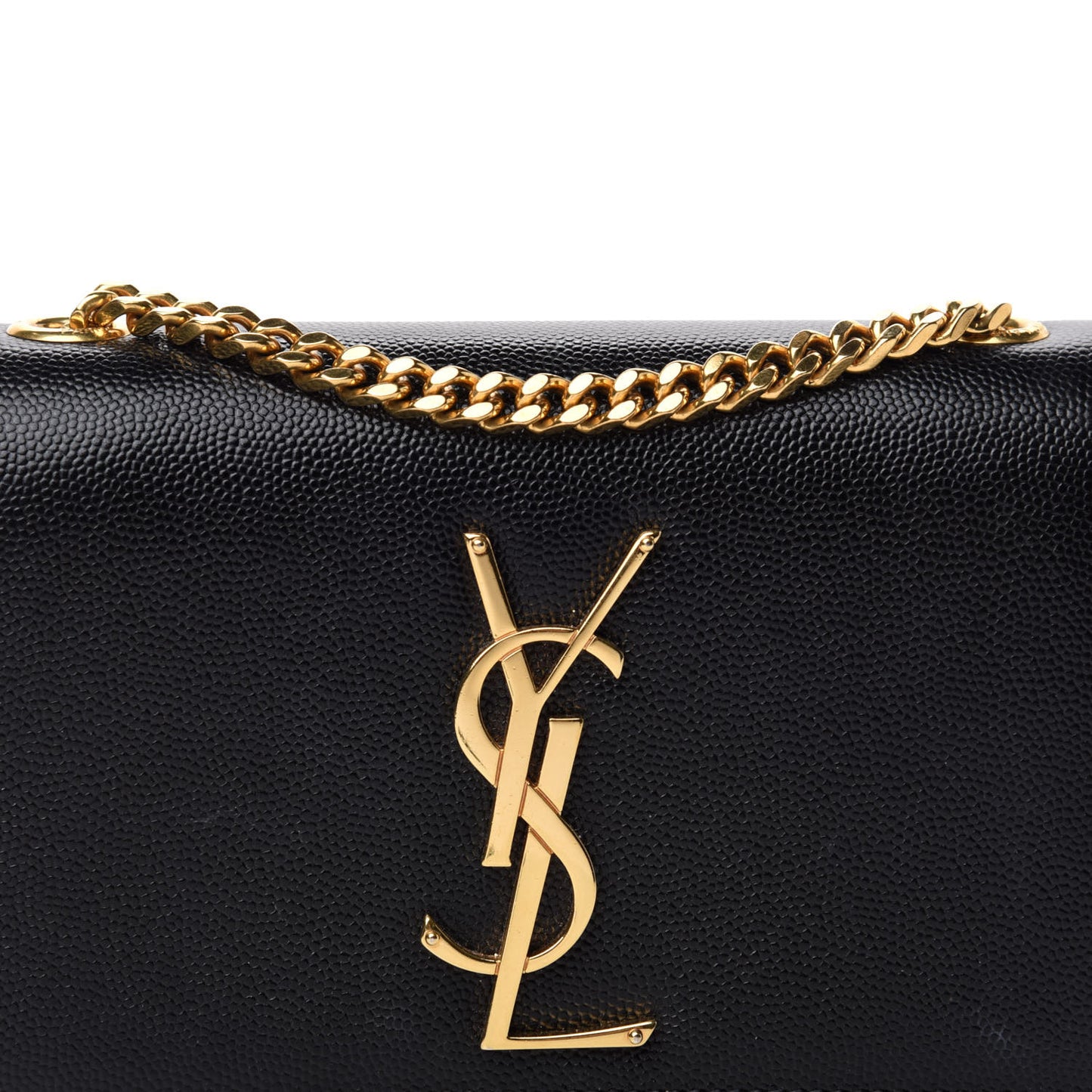 Grain De Poudre Small Monogram Kate Satchel Black