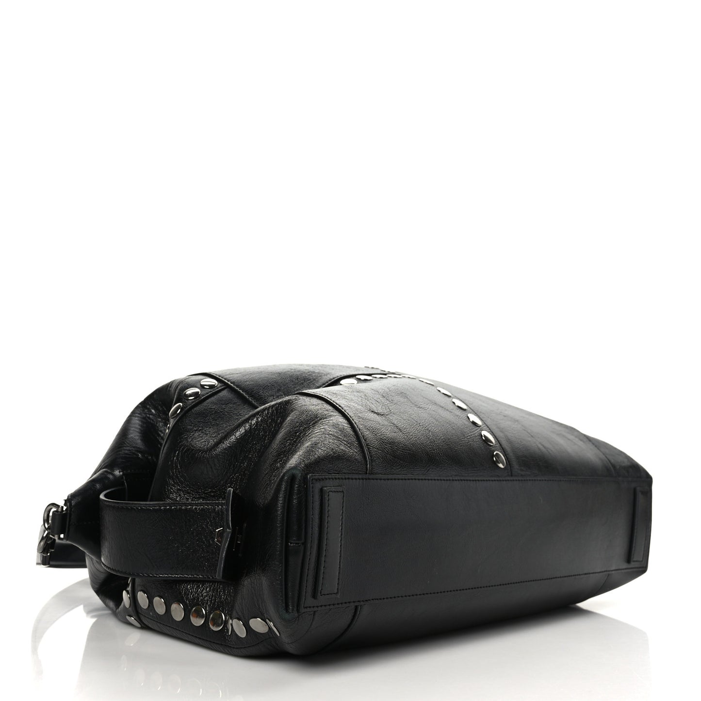 Smooth Calfskin Medium Studded Soft Antigona Black