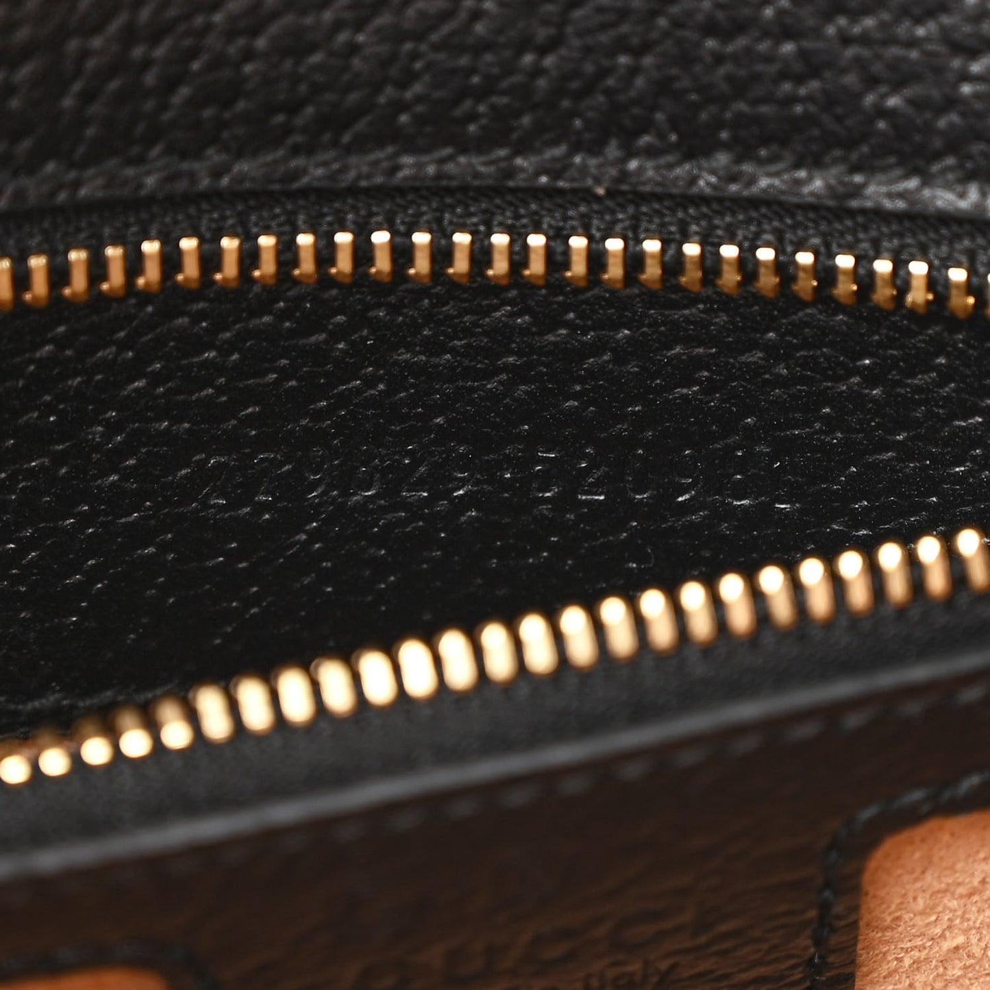 Textured Dollar Calfskin Web Small Ophidia Padlock Top Handle Bag Black