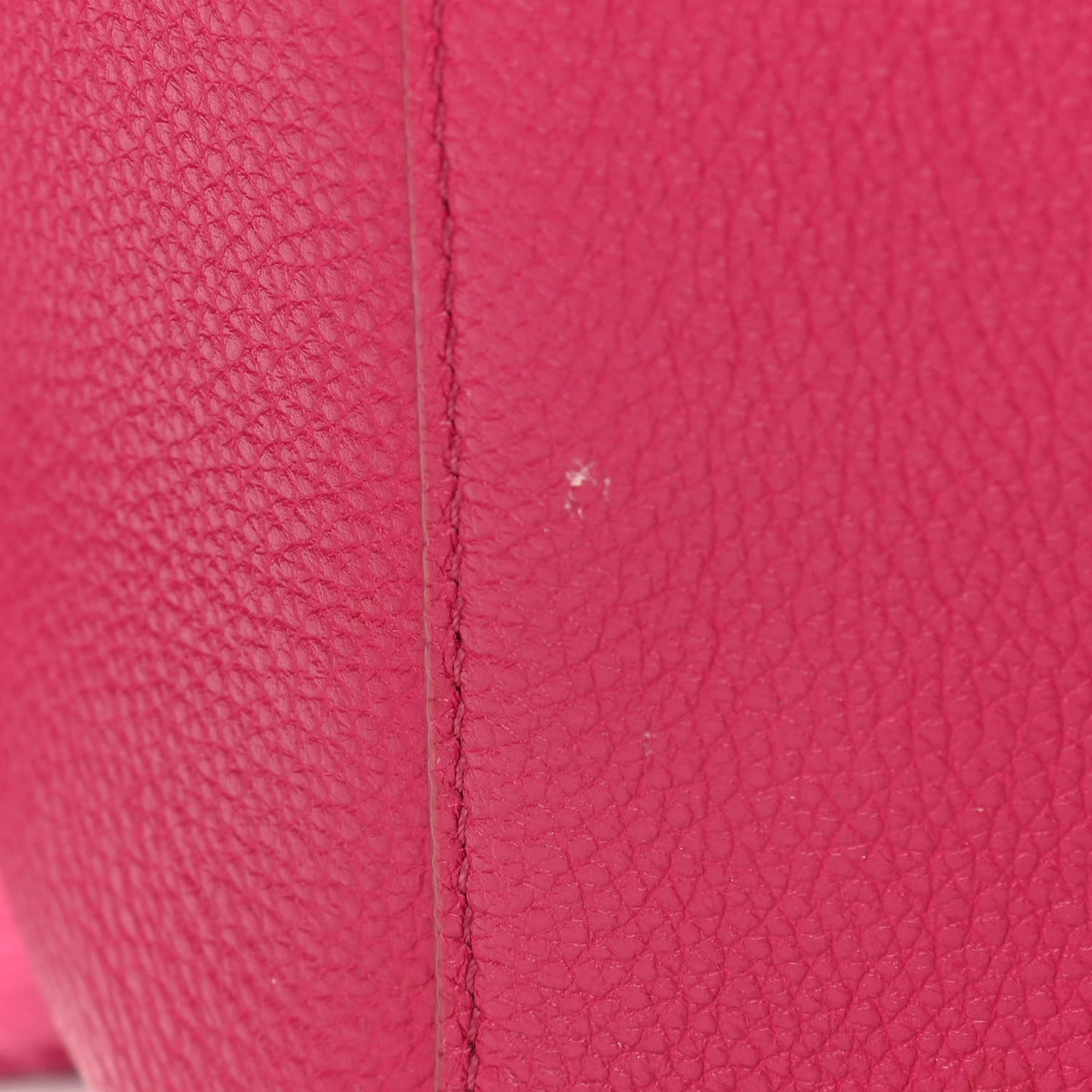 Soft Grained Calfskin Small Sangle Bucket Bag Pink