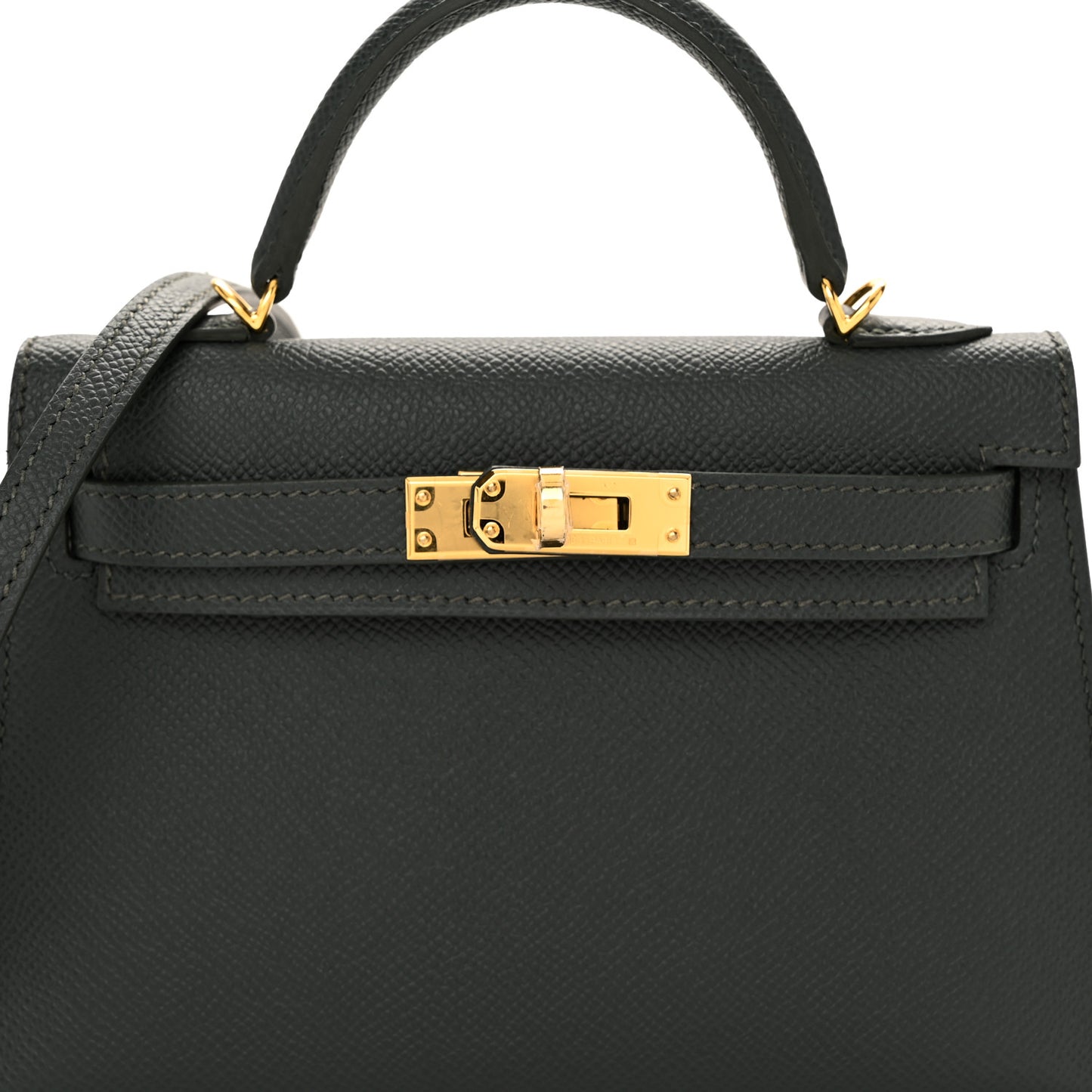 Epsom Mini Kelly Sellier 20 Vert Mangrove