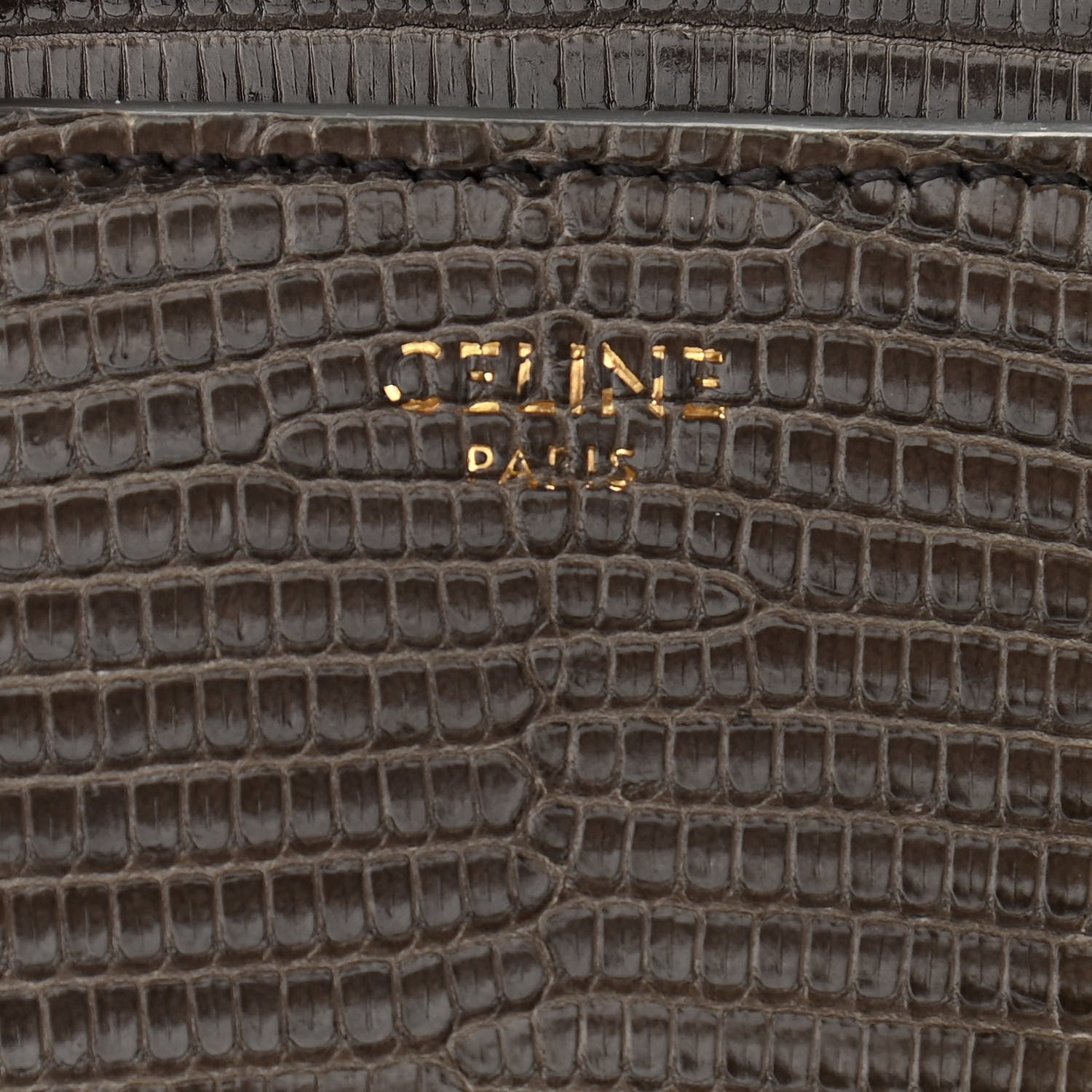 Celine Lizard Small 16 Top Handle Bag 6 of 13