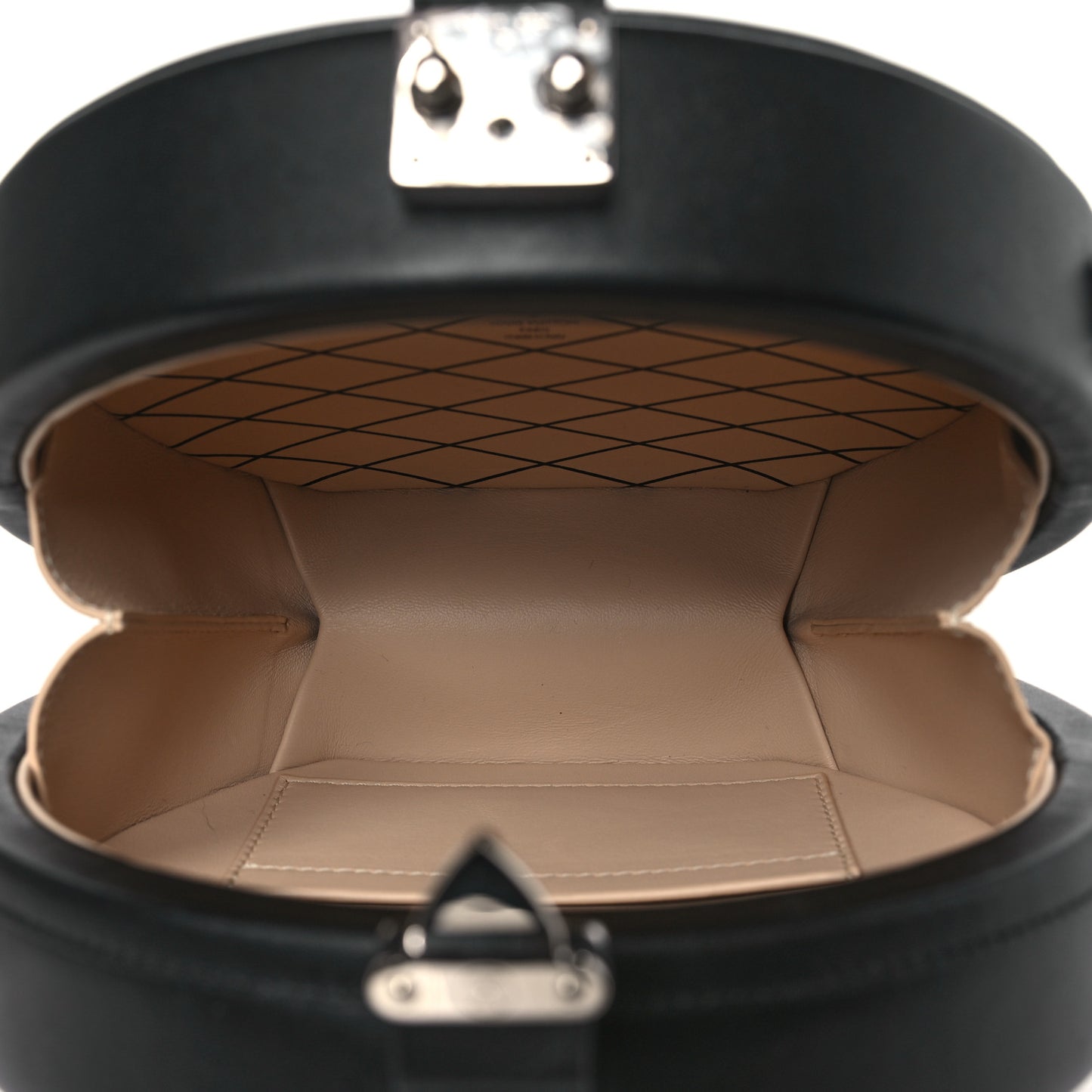 Calfskin Vintage Stickers Petite Boite Chapeau Black